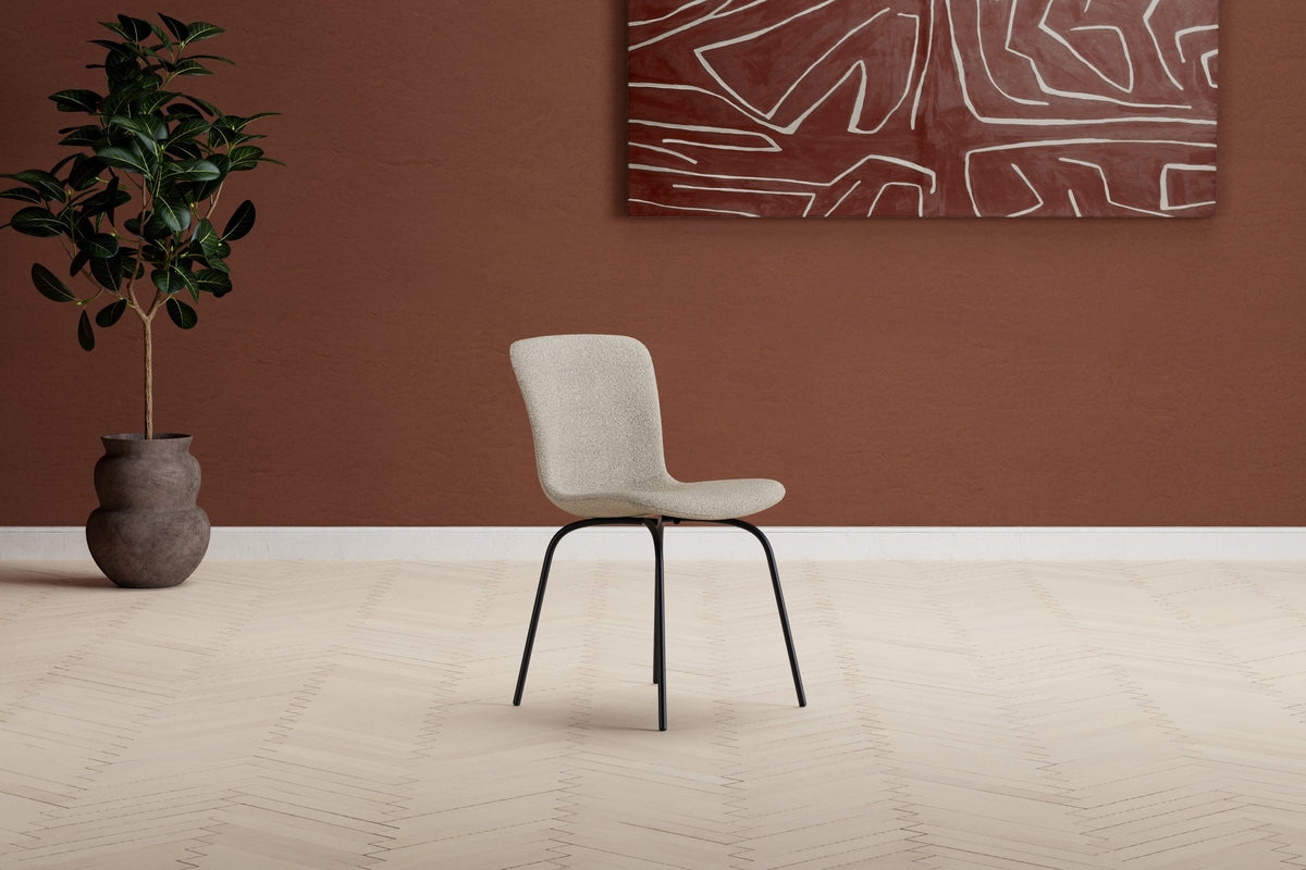 Rebellenclub Daldal Eetkamerstoel – Set van 2 – Beige