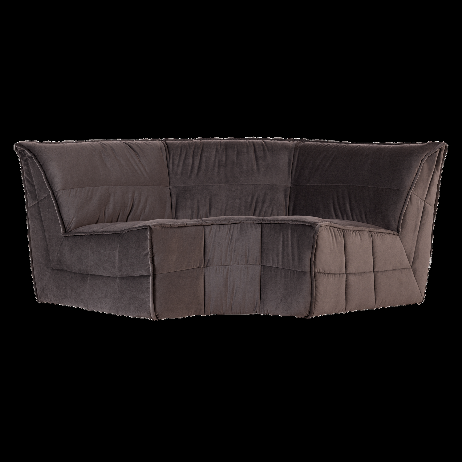 vtwonen hoekelement Cluster – Velvet – Chocolade Bruin – 81x205x91