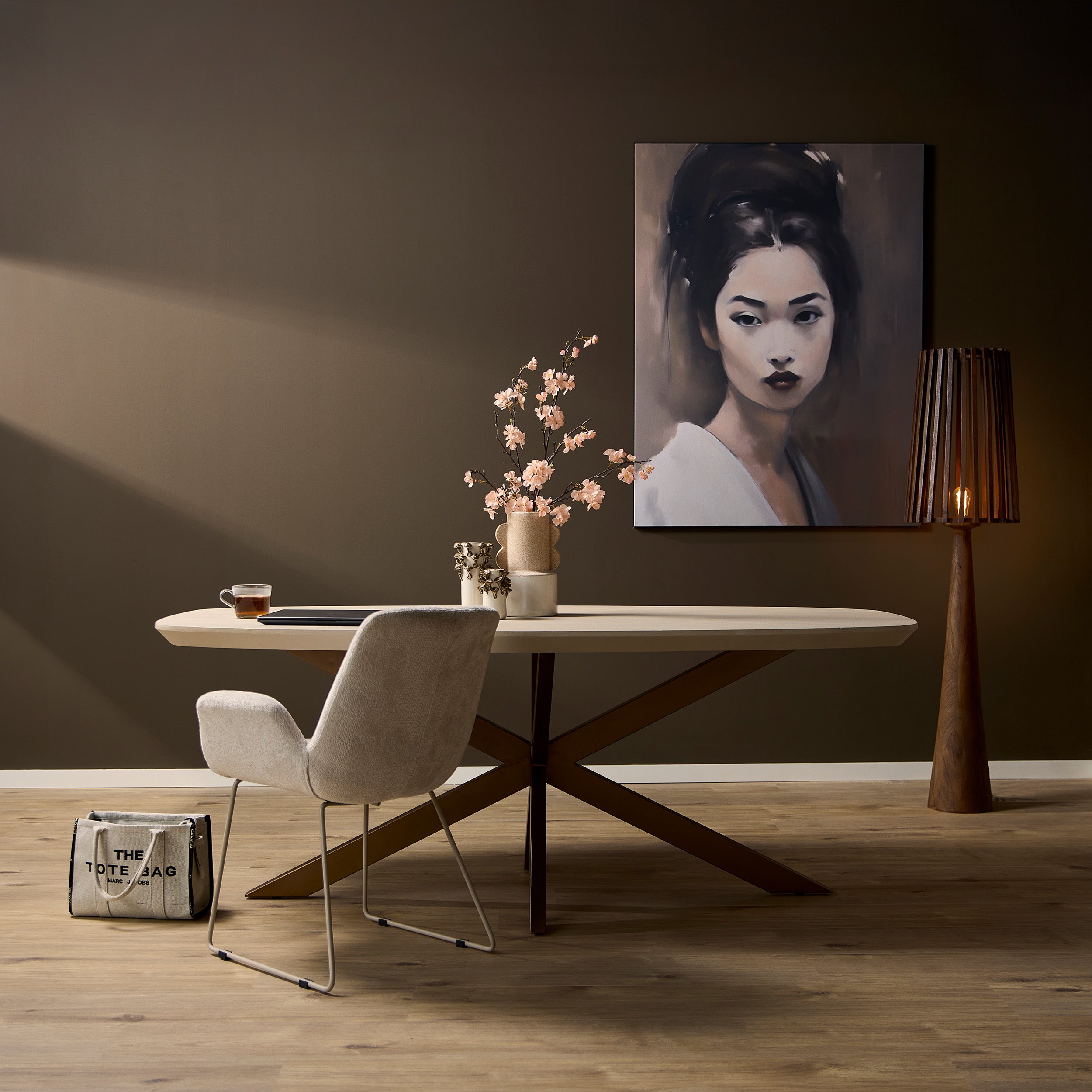 Starfurn eettafel Madison – beige – 100x160x76cm