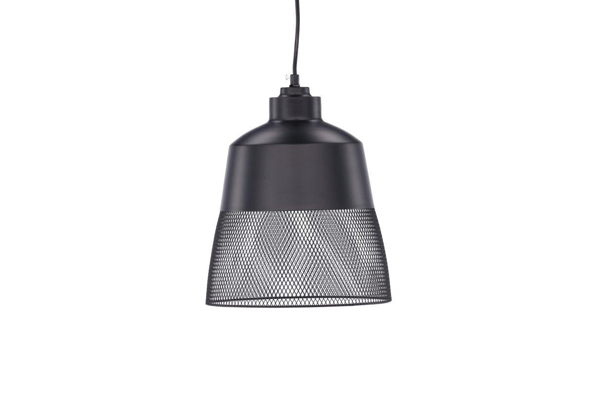 Rebellenclub Hanglamp Prato – zwart – Ø 24 cm