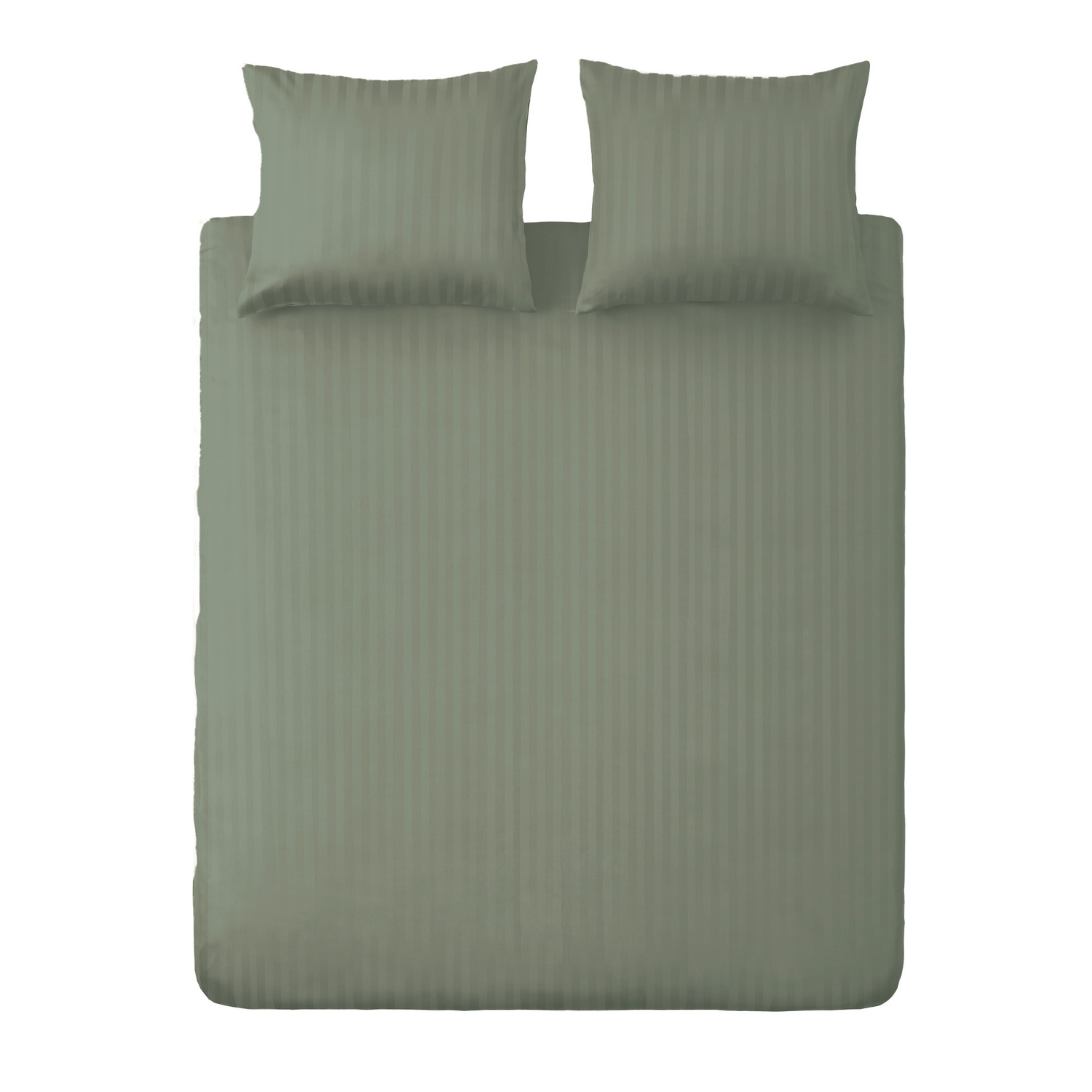 Ten Cate dekbedovertrek – 100% katoensatijn – groen – 140×200/220