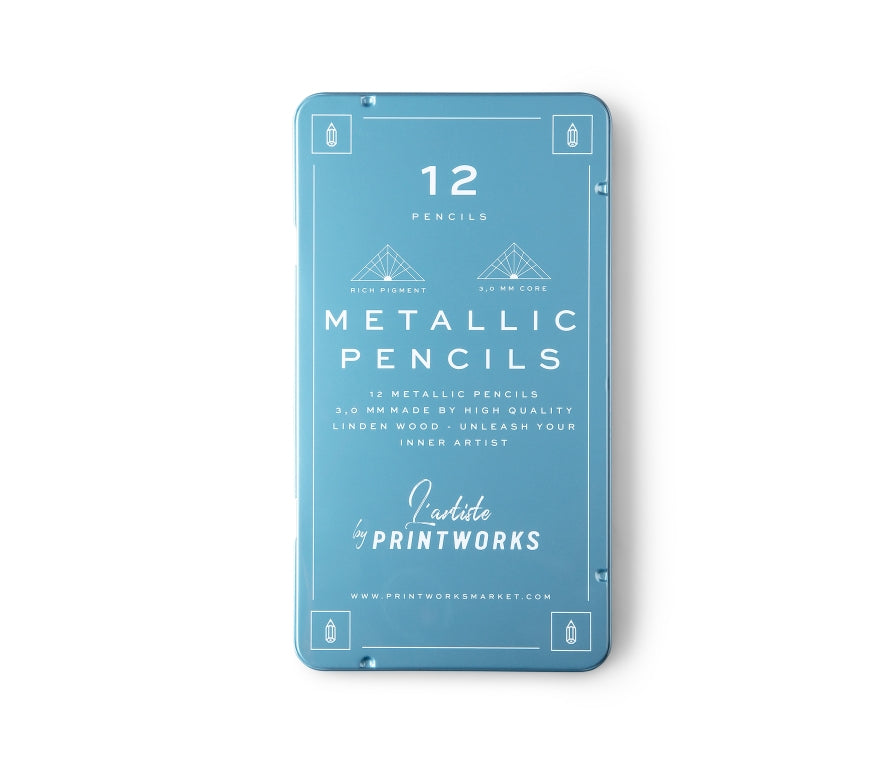 Printworks 12 Kleurpotloden – Metallic