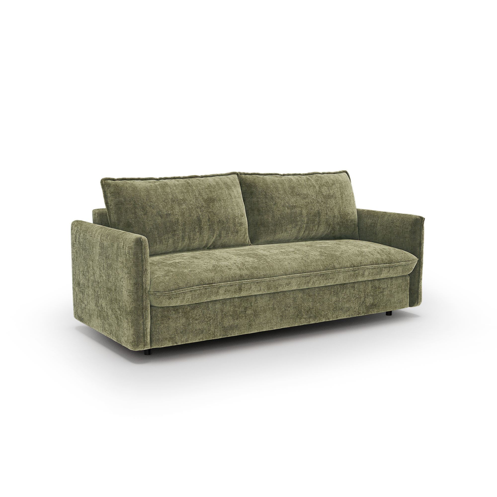 Premium Interiors – Slaapbank Express AVA – fluweel met reliëf vintage