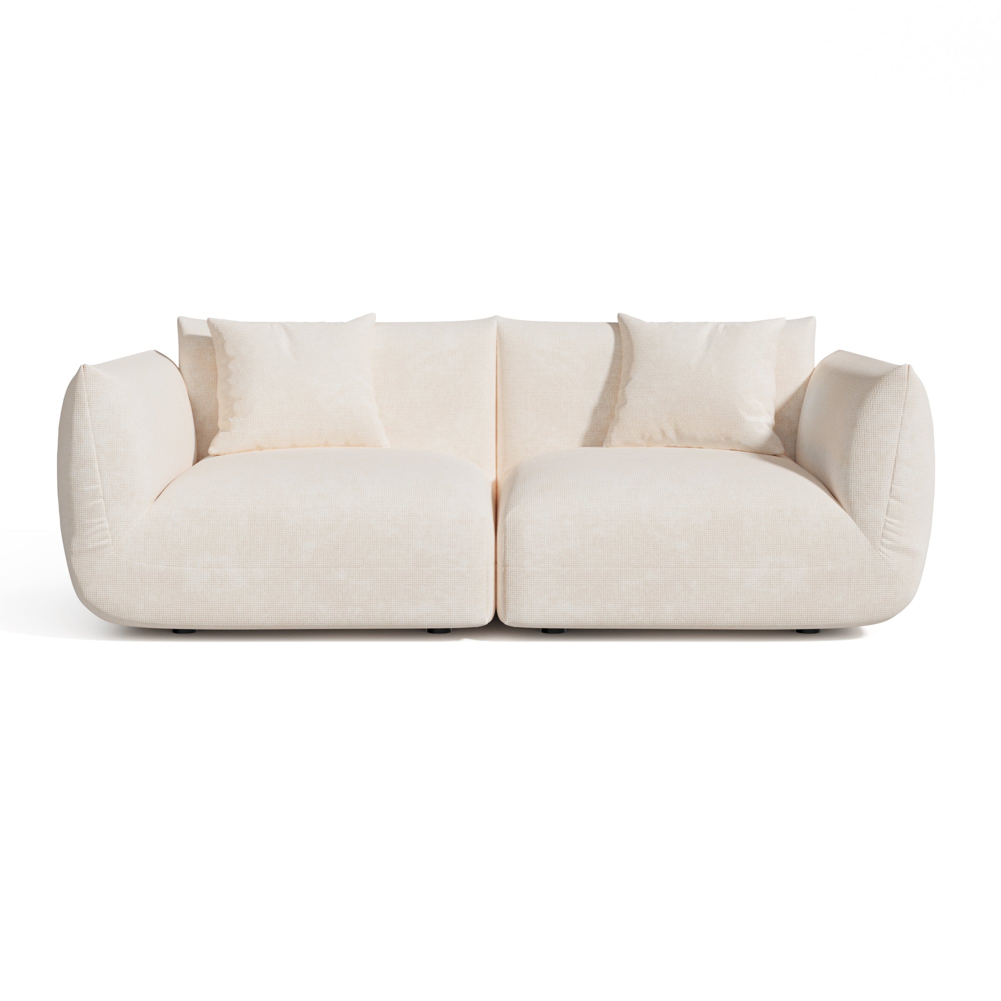 Sia Home – NOOMA – Chenille fluweel – Crème – 216cm