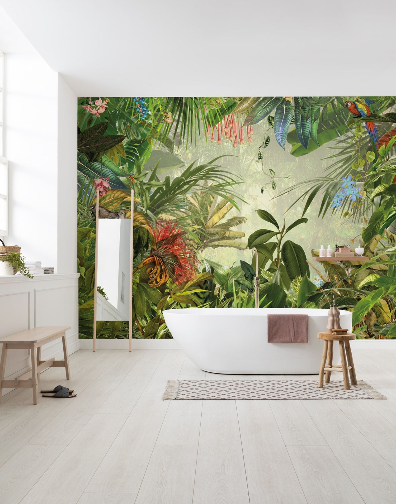 Komar fotobehang Into the Wild jungle groen – 368 x 248 cm – 611128