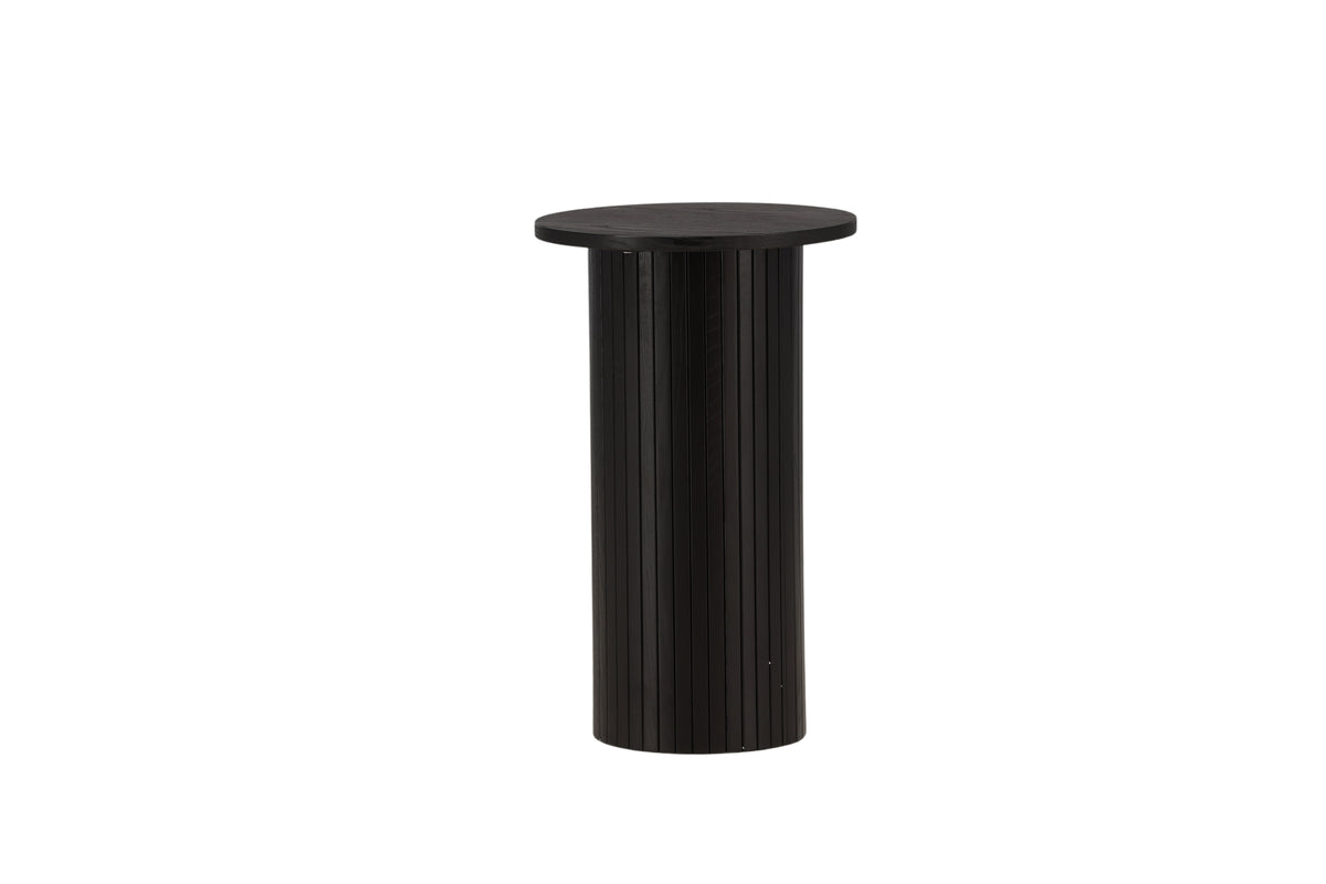 Rebellenclub Bijzettafel Pokka – Ø40 cm – Zwart