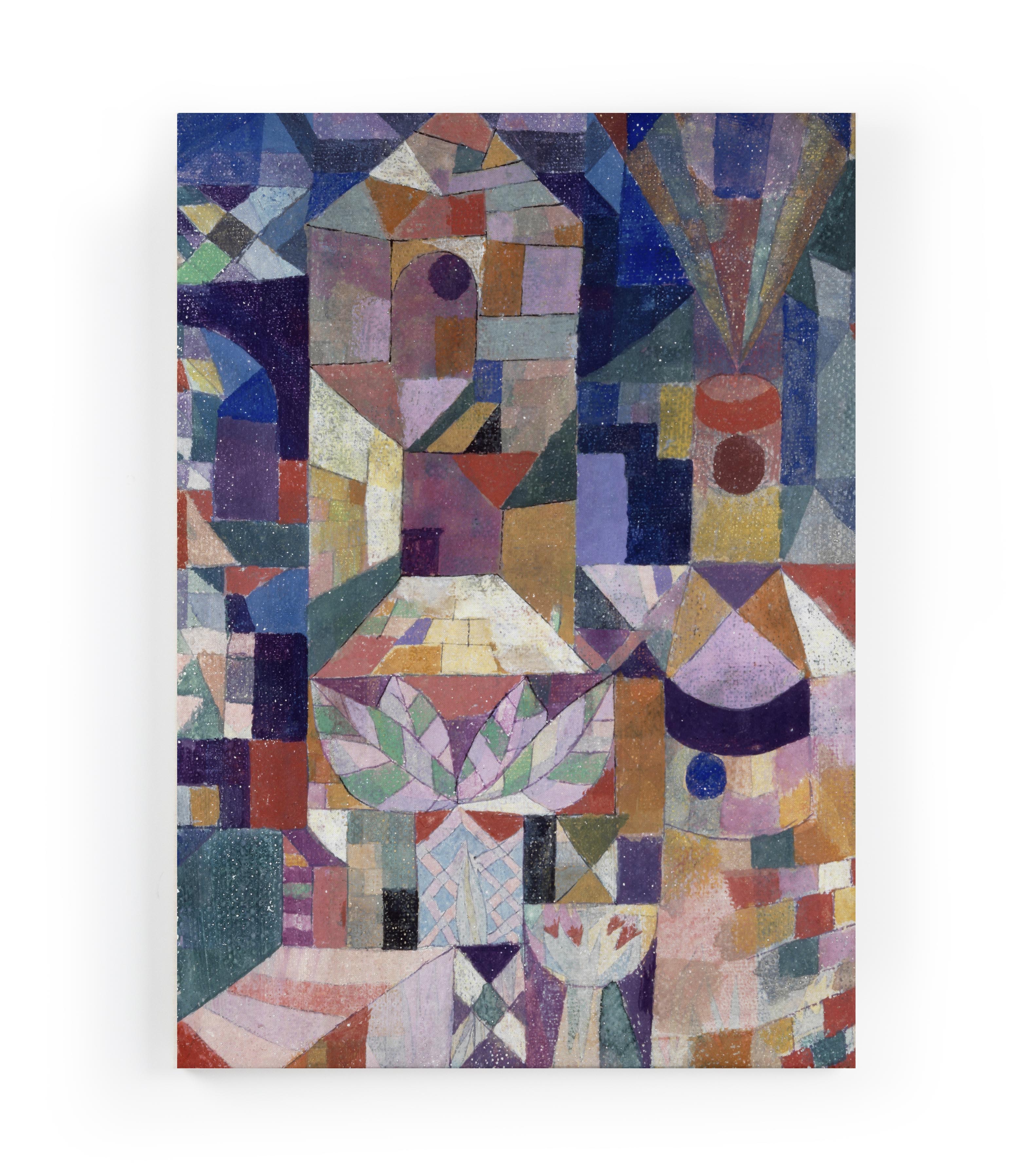 Canvas 60×40 Afdruk Burggarten Paul Klee