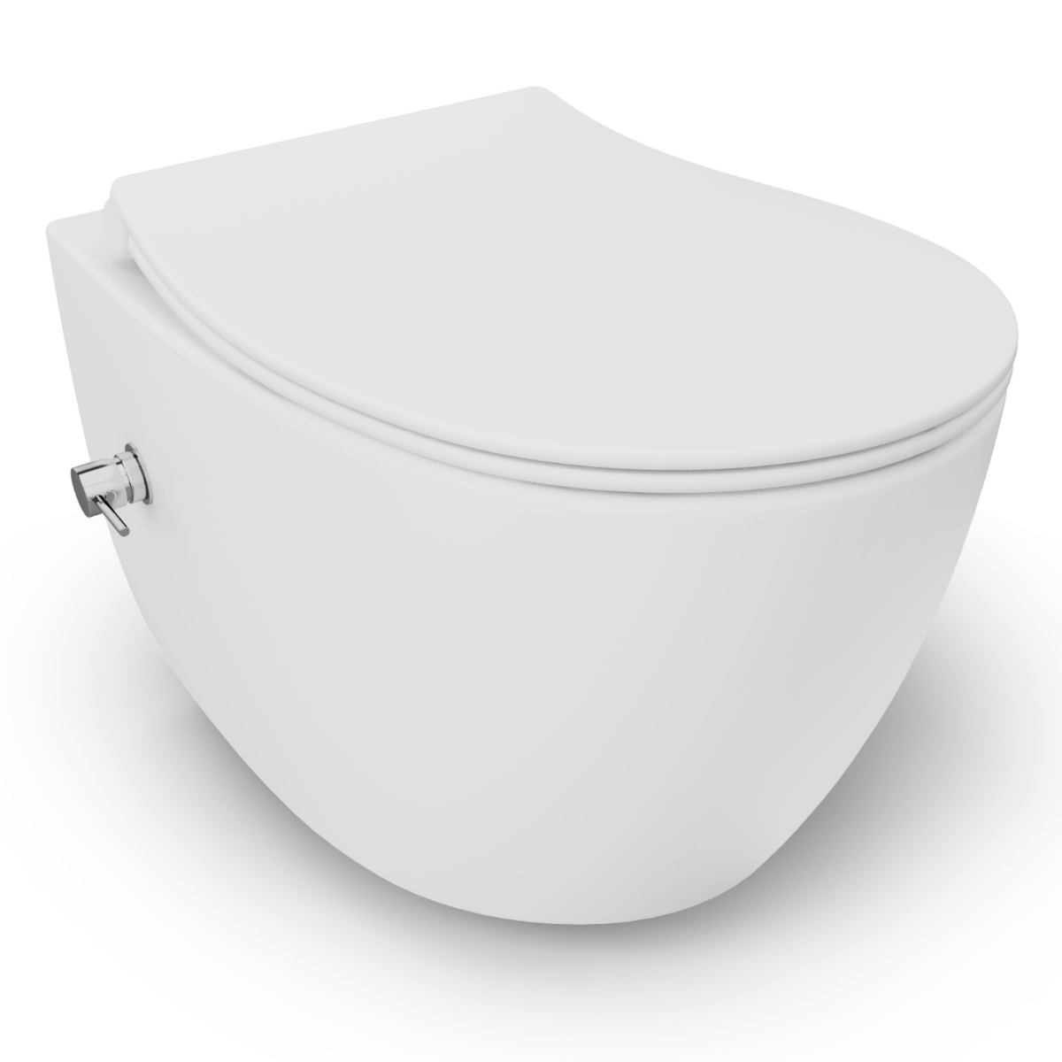 Isvea Wc Toilet Badkamer Hangend Bidet Wit Inclusief Softclose Toiletb