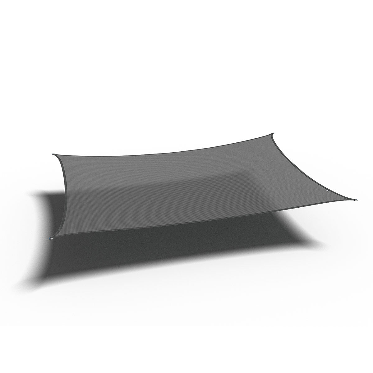 Platinum schaduwdoek Coolfit antraciet rechthoek – 300 x 400 cm