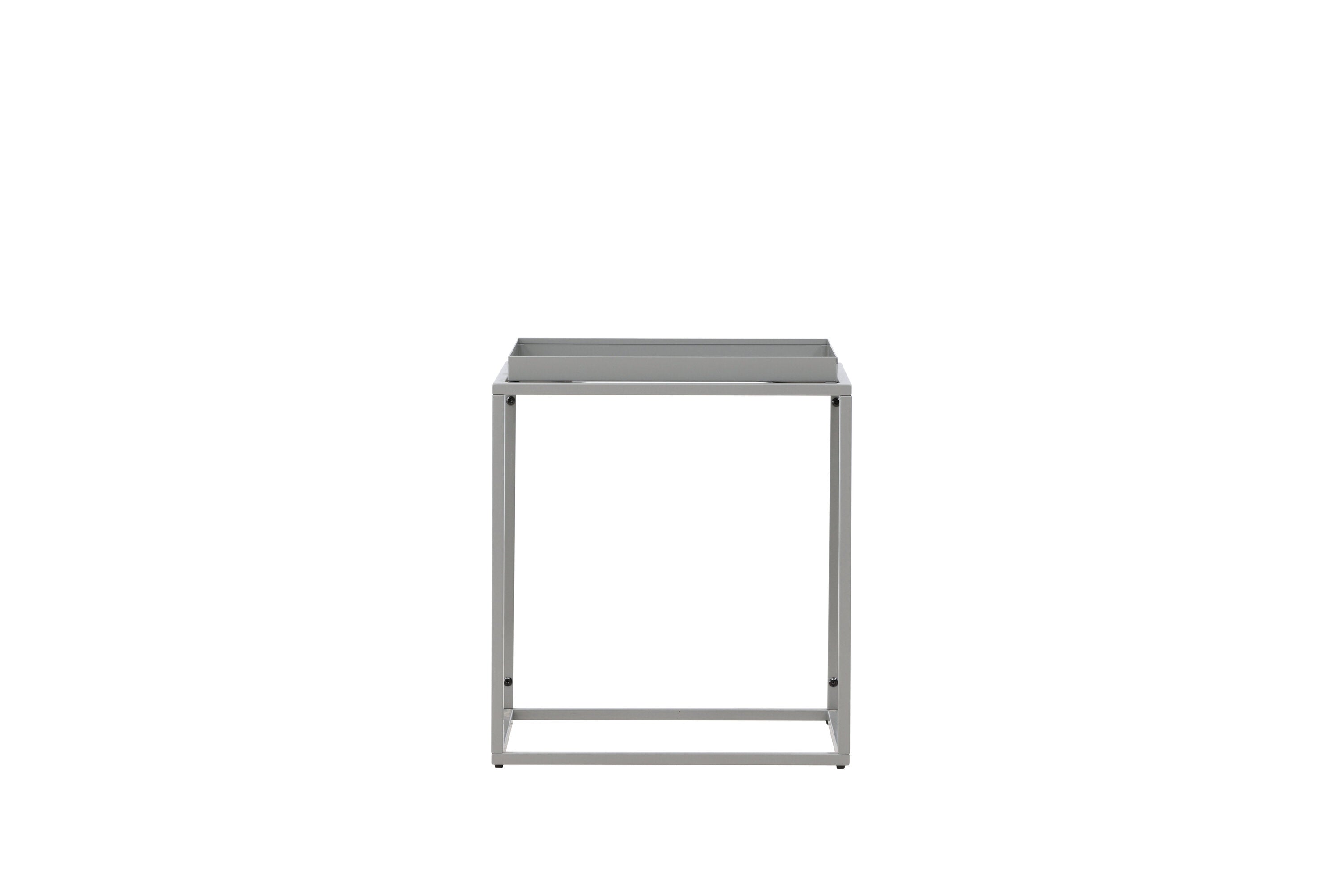 BRAM Bijzettafel Palani – 45 x 45 cm – Donkergrijs