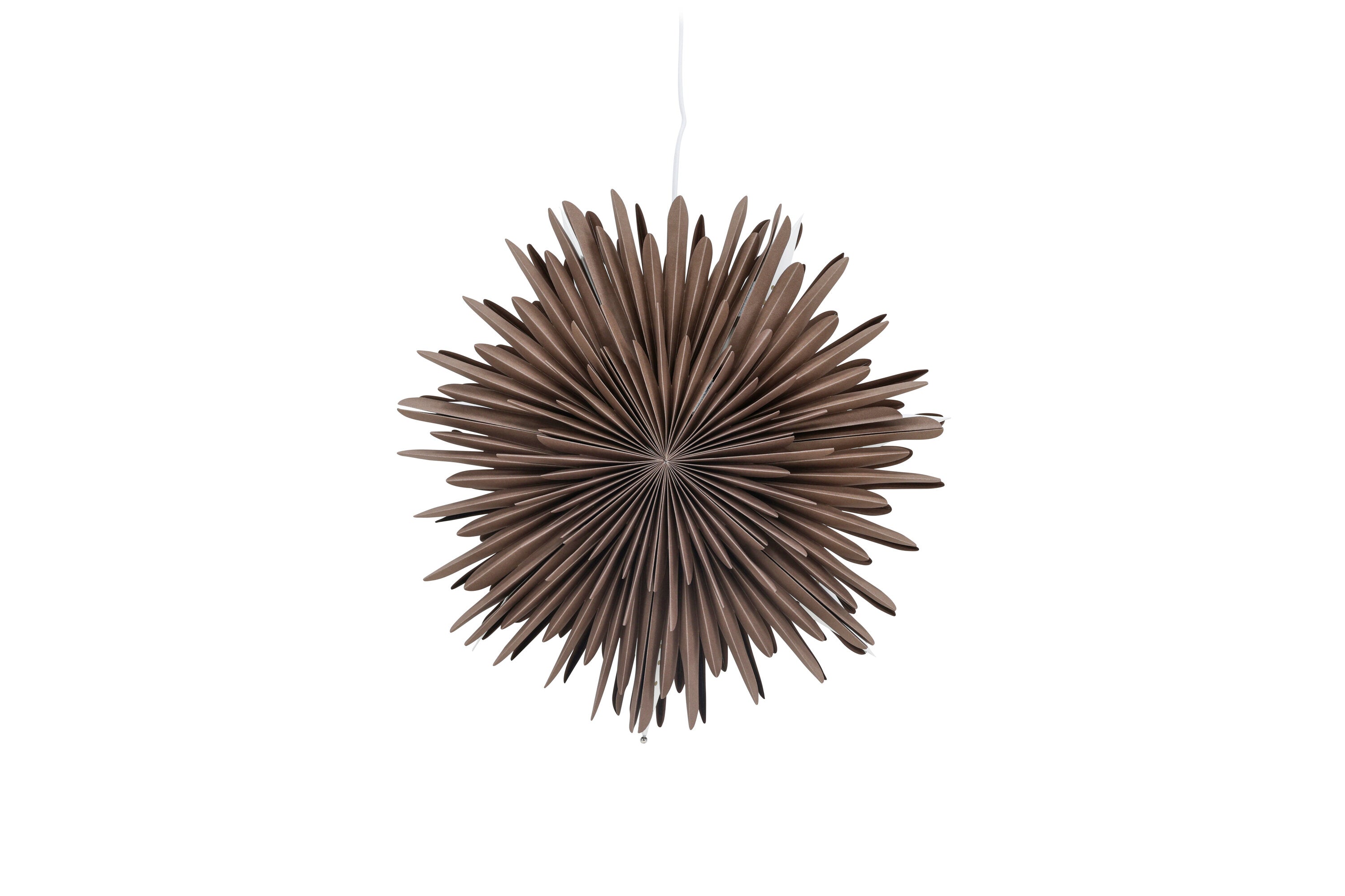 Rebellenclub Hanglamp Osaga – greige – Ø 46 cm