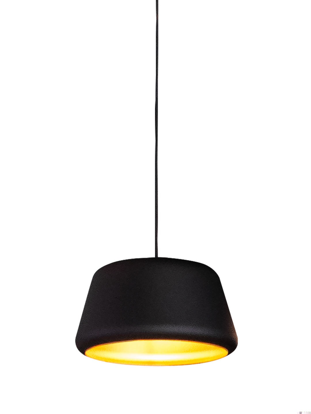 Rebellenclub Hanglamp Tommy – zwart – Ø 32 cm