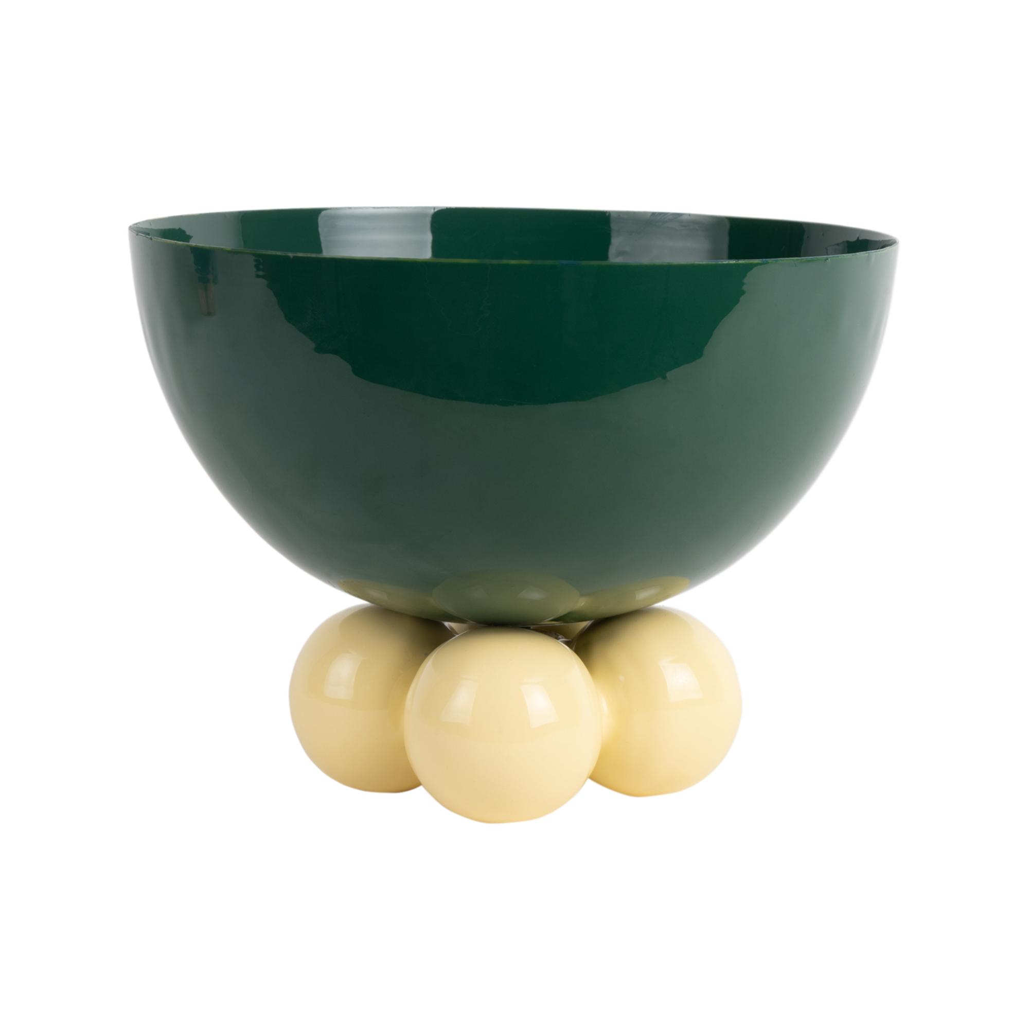 Present Time schaal Double Funky Large – groen – Ø20cm