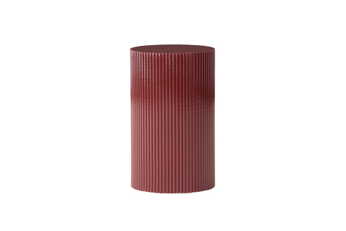 Rebellenclub Bijzettafel Graus – ¿31 cm – Bordeauxrood
