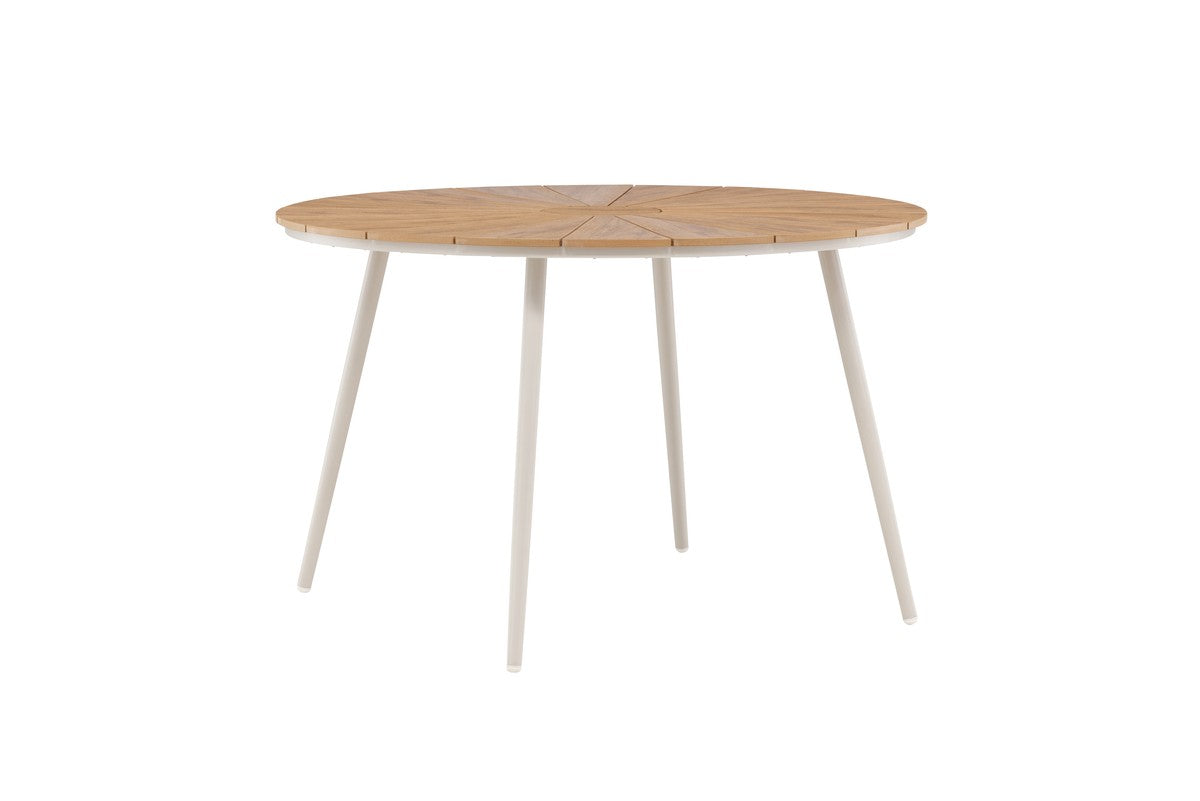 Rebellenclub Ronde Tuintafel Nella – ø120cm – Beige