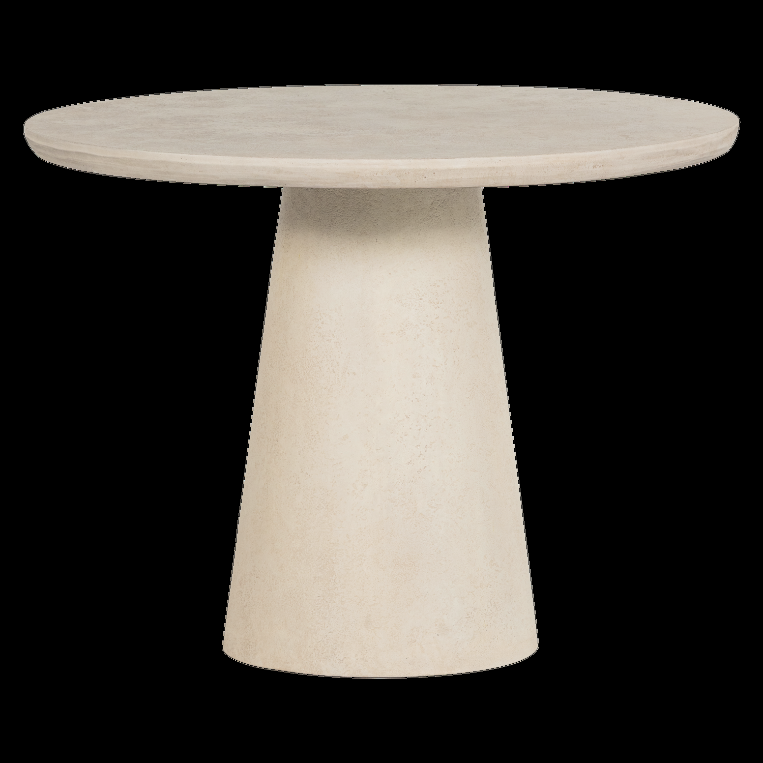 WOOOD tuintafel rond Kevon – Beton – Naturel – 76x100x100