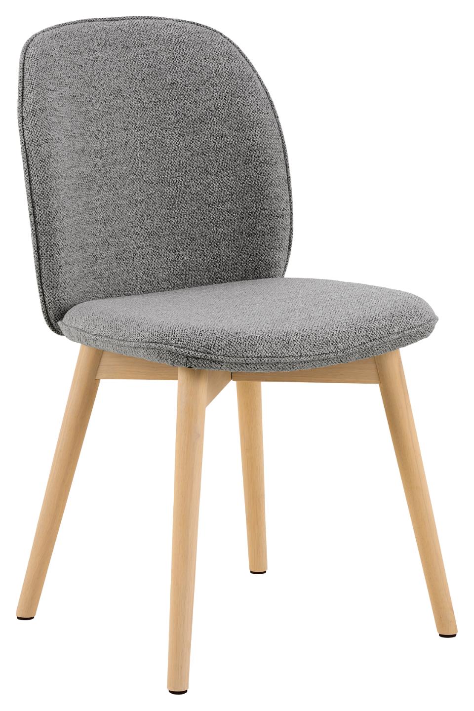 Rebellenclub Eetkamerstoel Leitra – Set Van 2 – Grijs