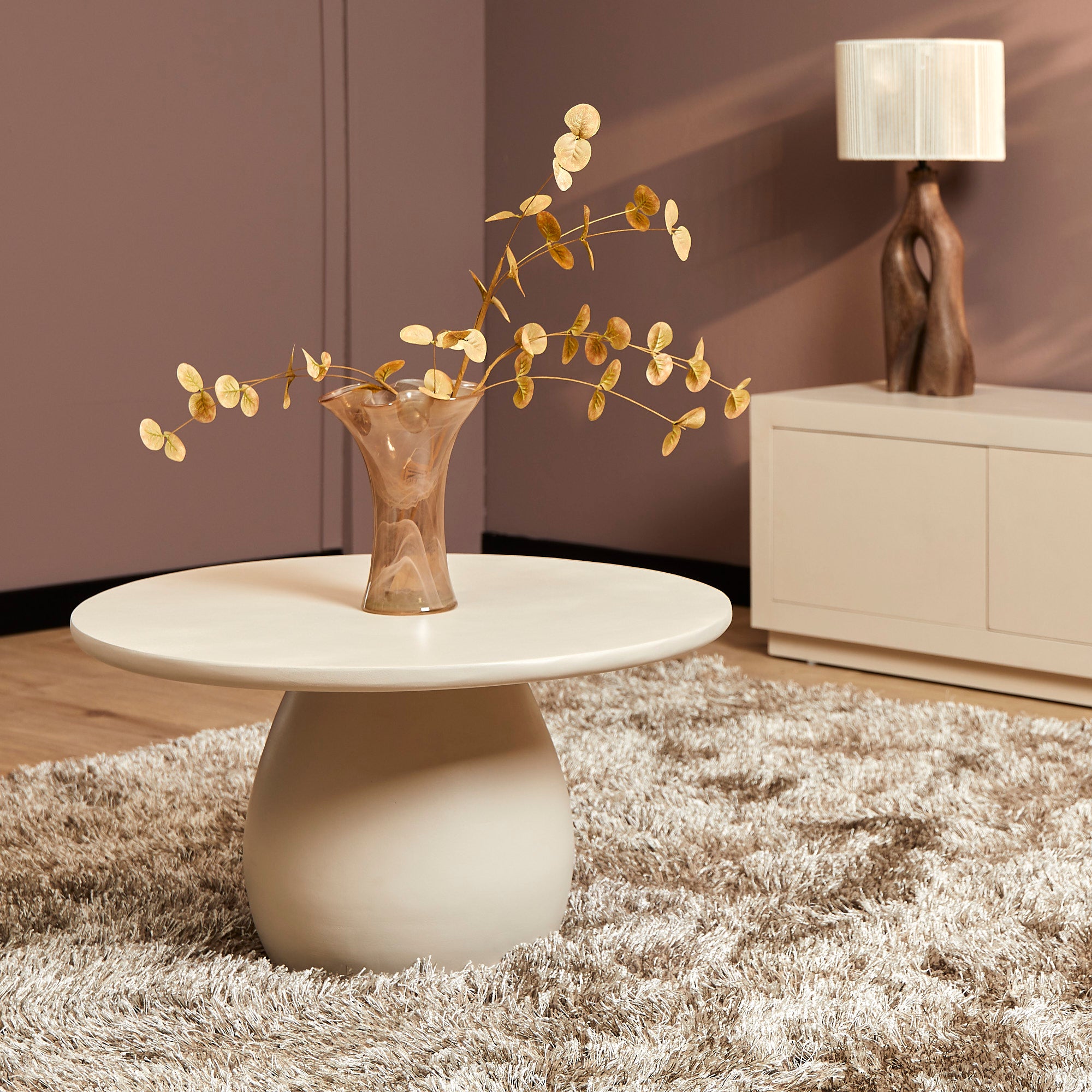Starfurn salontafel Mosi – wit – 70x70x38cm