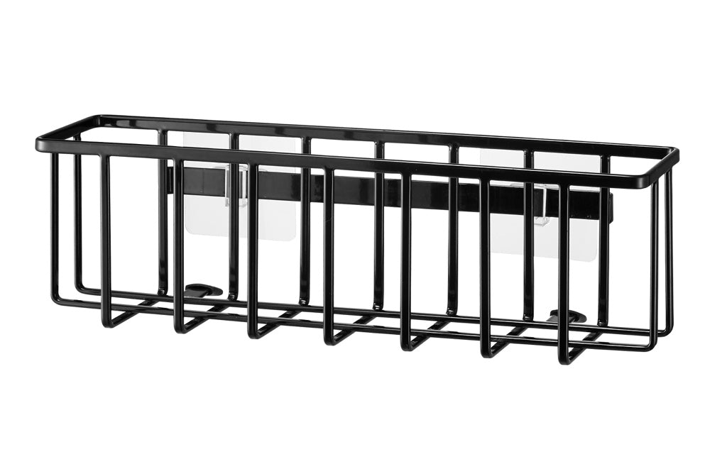 Yamazaki Zelfklevend Gootsteen/Wastafel Mandje – L – Tower – Zwart