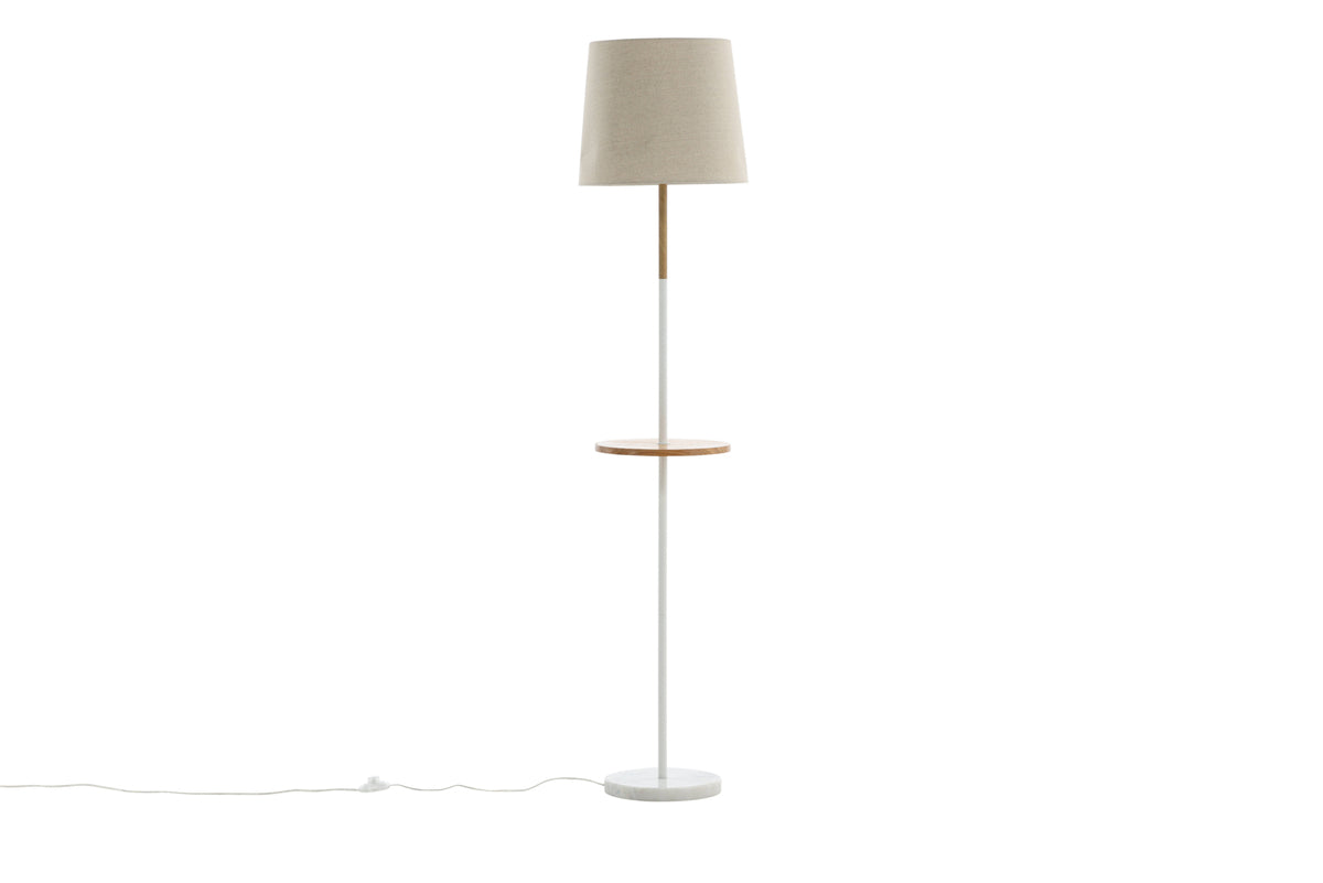 Rebellenclub Vloerlamp Roan – wit