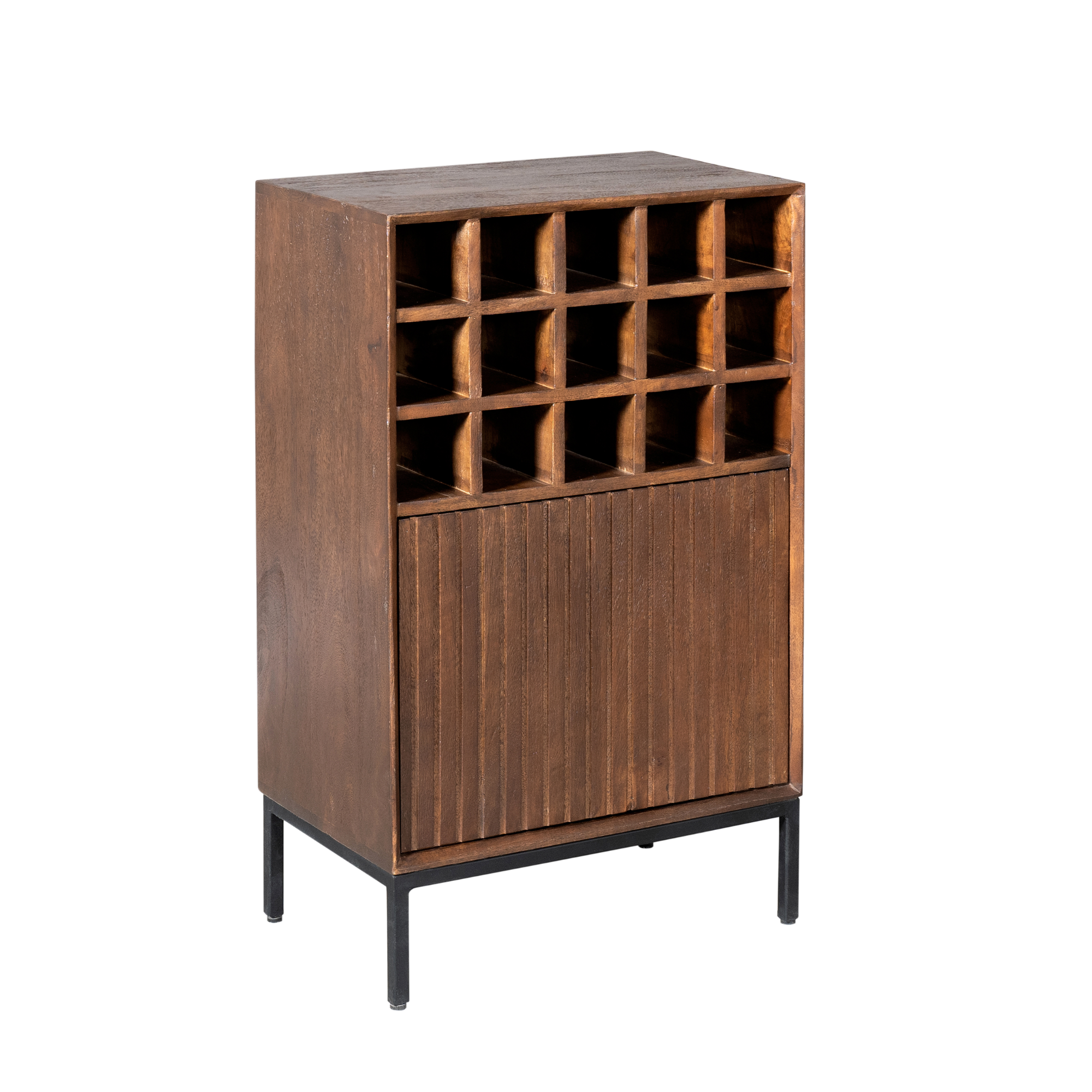Starfurn wijnkast Madison – bruin – 35x55x90cm