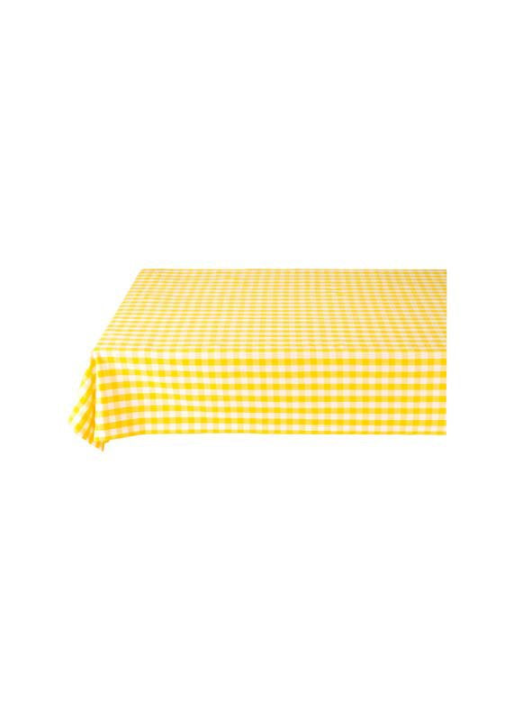 Pip Studio Tafelkleed – Check – 100% katoen – 180x300cm – Geel