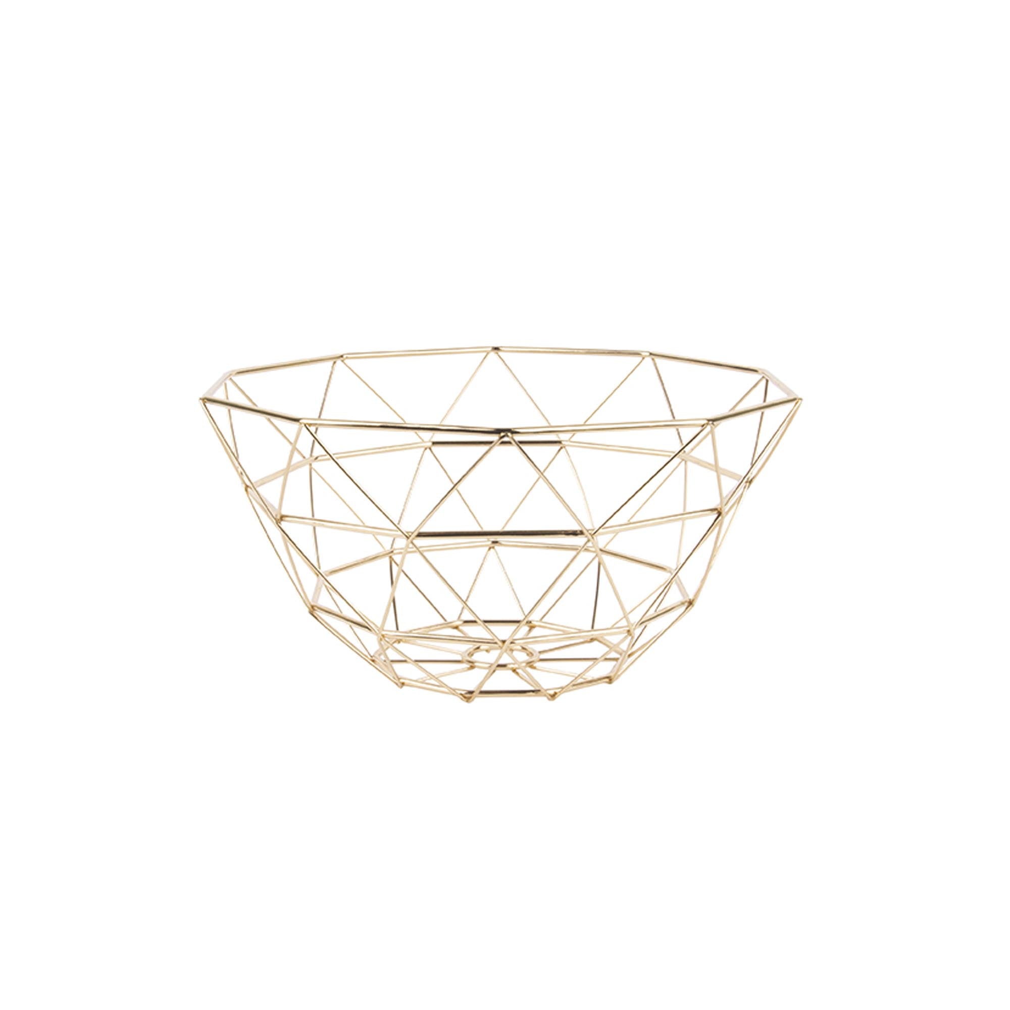 Present Time fruitschaal – goud – Ø30cm