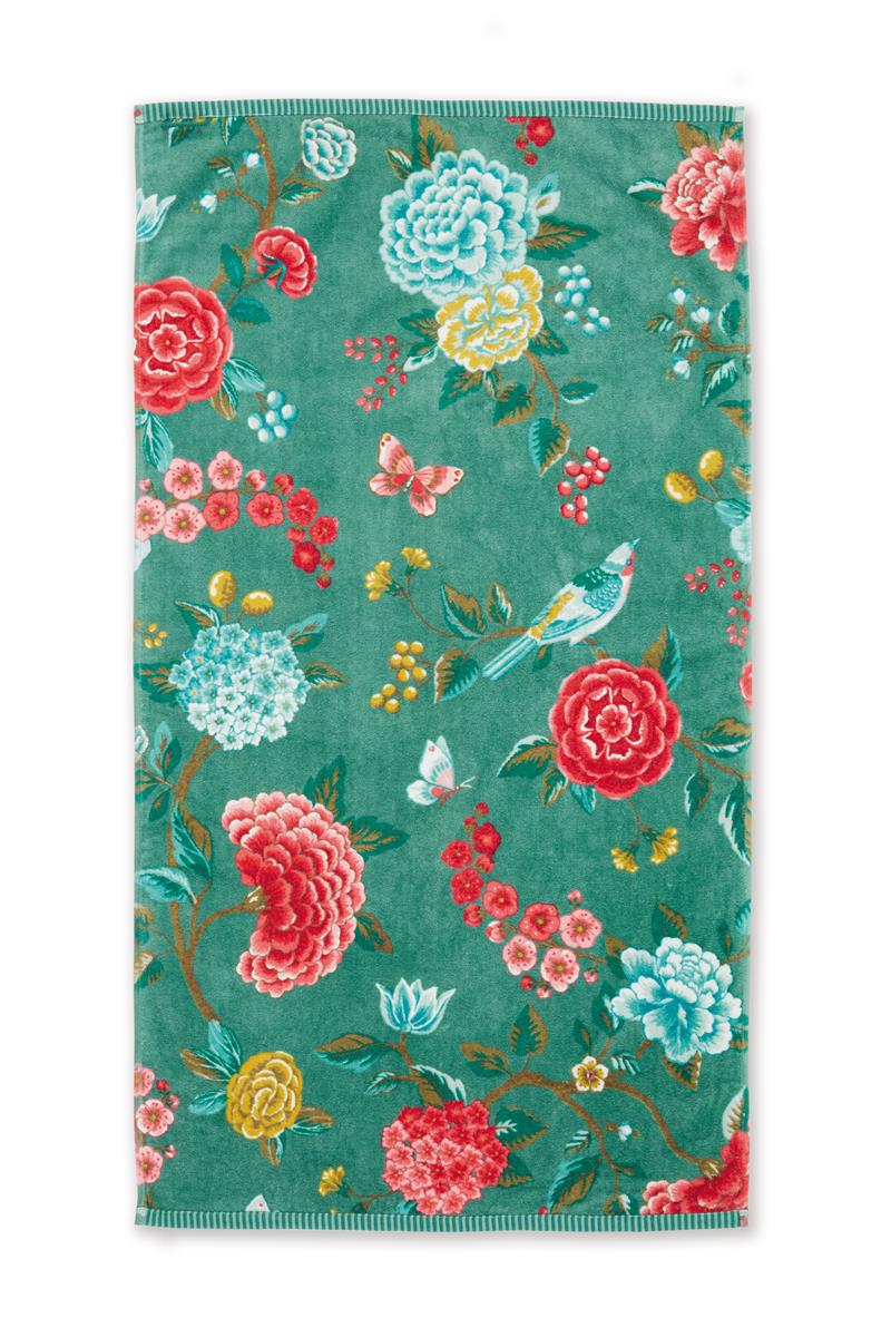 Pip Studio handdoek Good Evening – 55×100 cm – groen