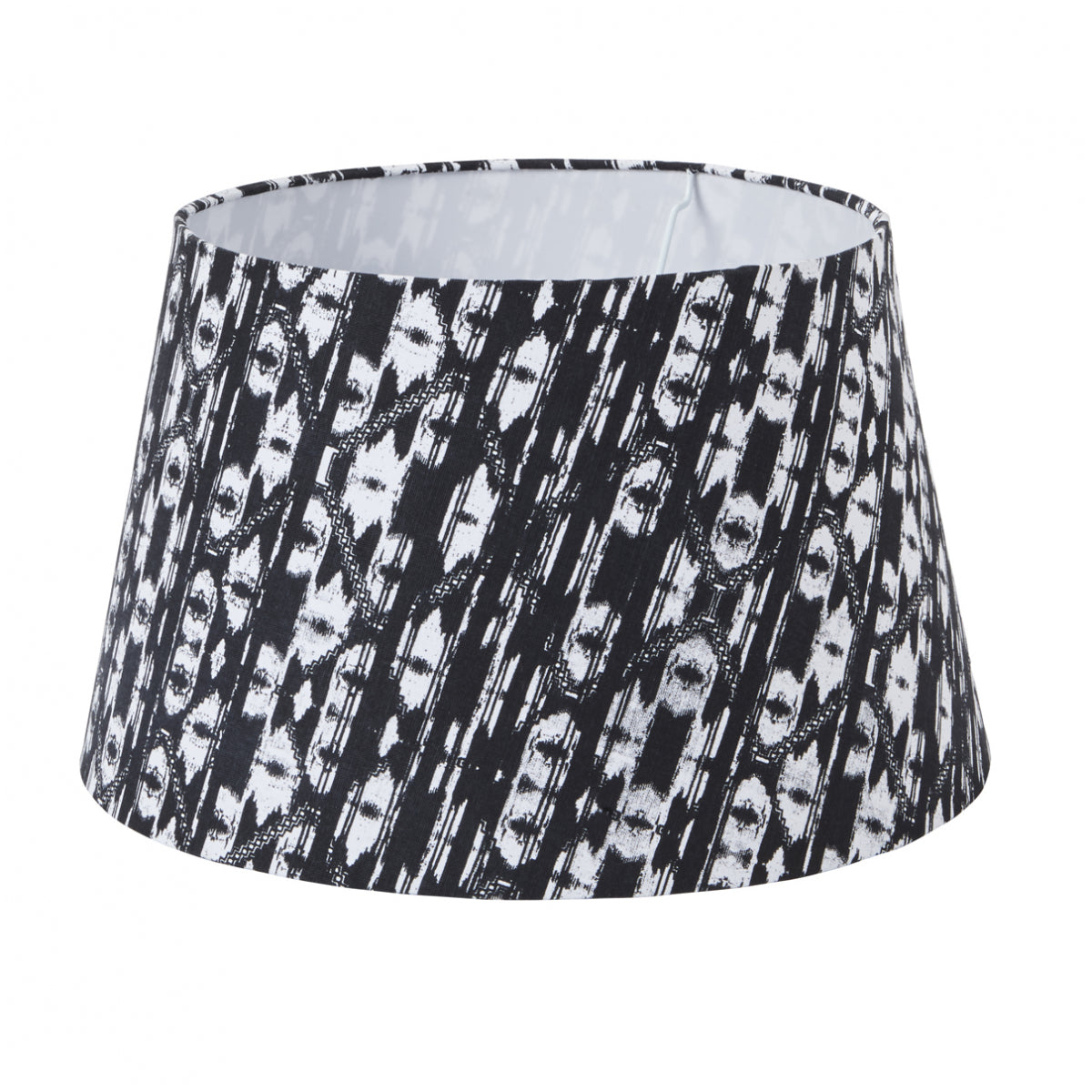 Sia Deco – Lily lampenkap – Zwart en wit – Katoen – H27.5