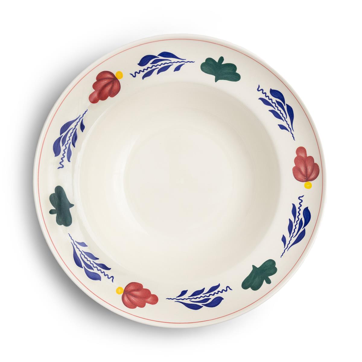 Royal Boch bord Diep Boerenbont – set van 4 – ø28cm – keramiek