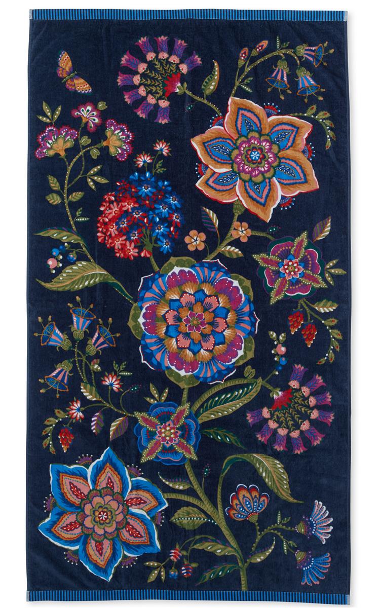 Pip Studio strandlaken Viva la Vida Beachtowel – 100×180 cm – donker b