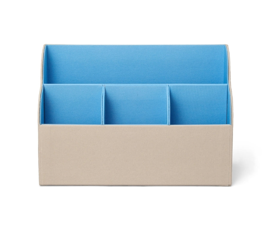 Printworks Bureau Organizer – Beige/Blauw