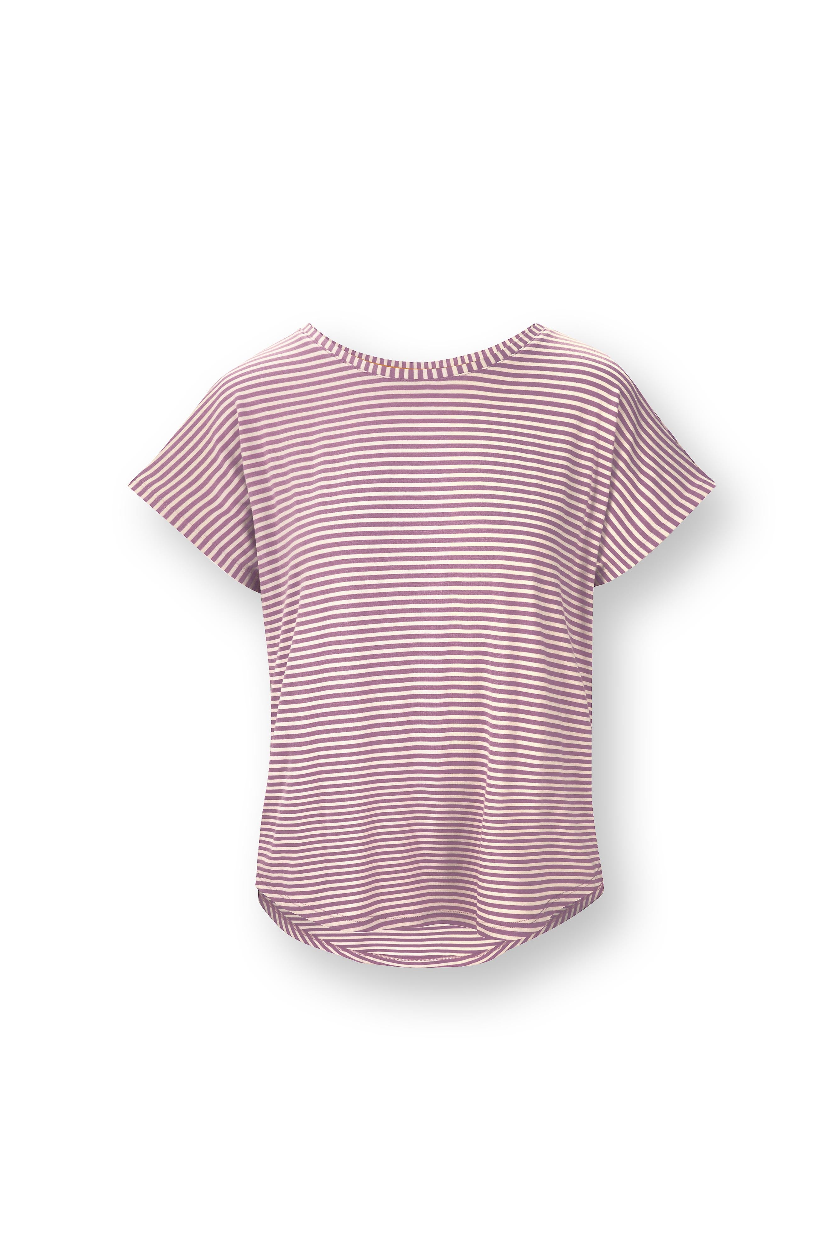 Pip Studio – Tatum Pajama Shirt Short Sleeve Women – Little Sumo Strip