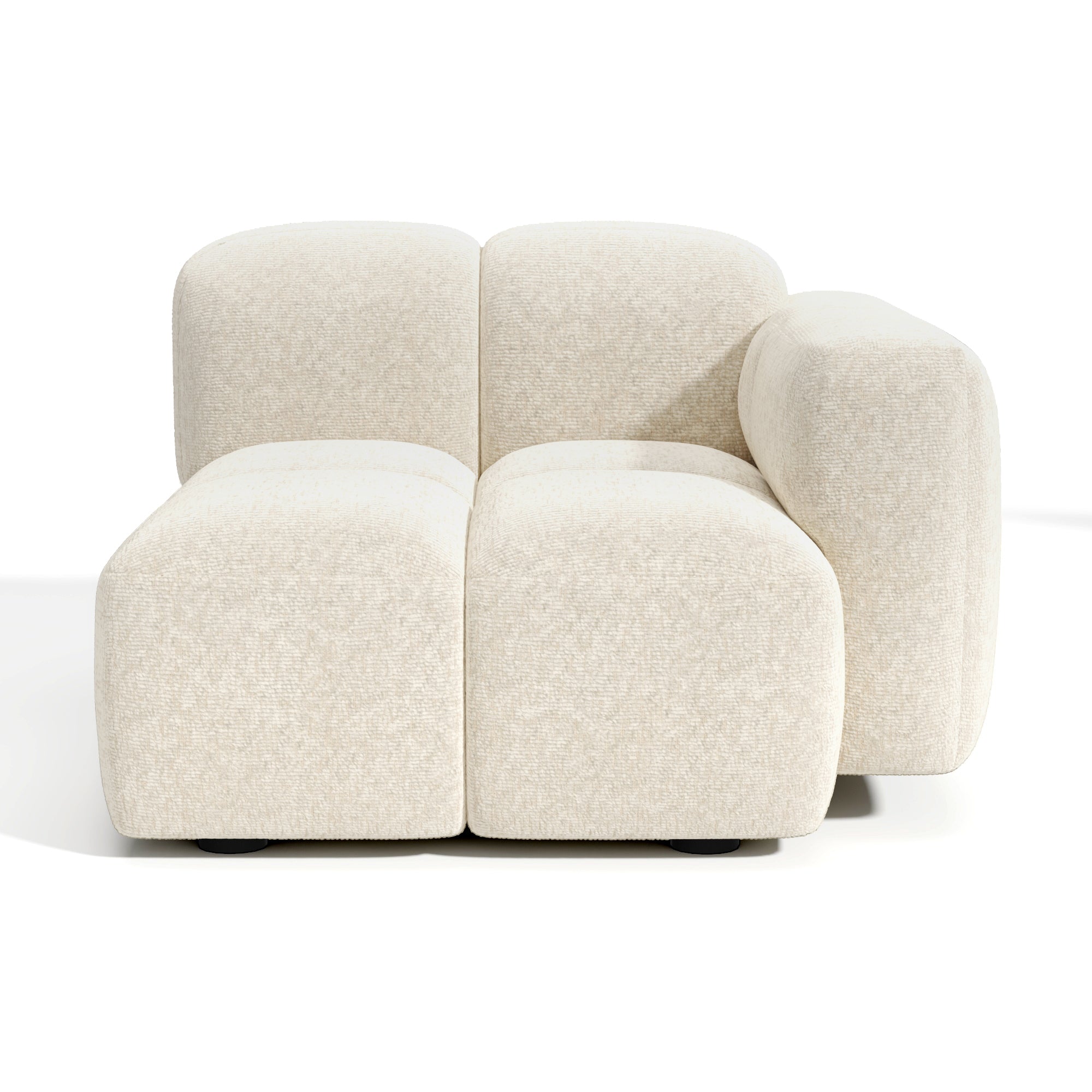 Premium Interiors – Rechthoekmodule MOSS – fluweel met structuur beige