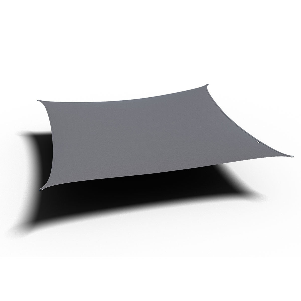 Platinum schaduwdoek Dreamsail grijs – waterproof vierkant 5 x 5 m