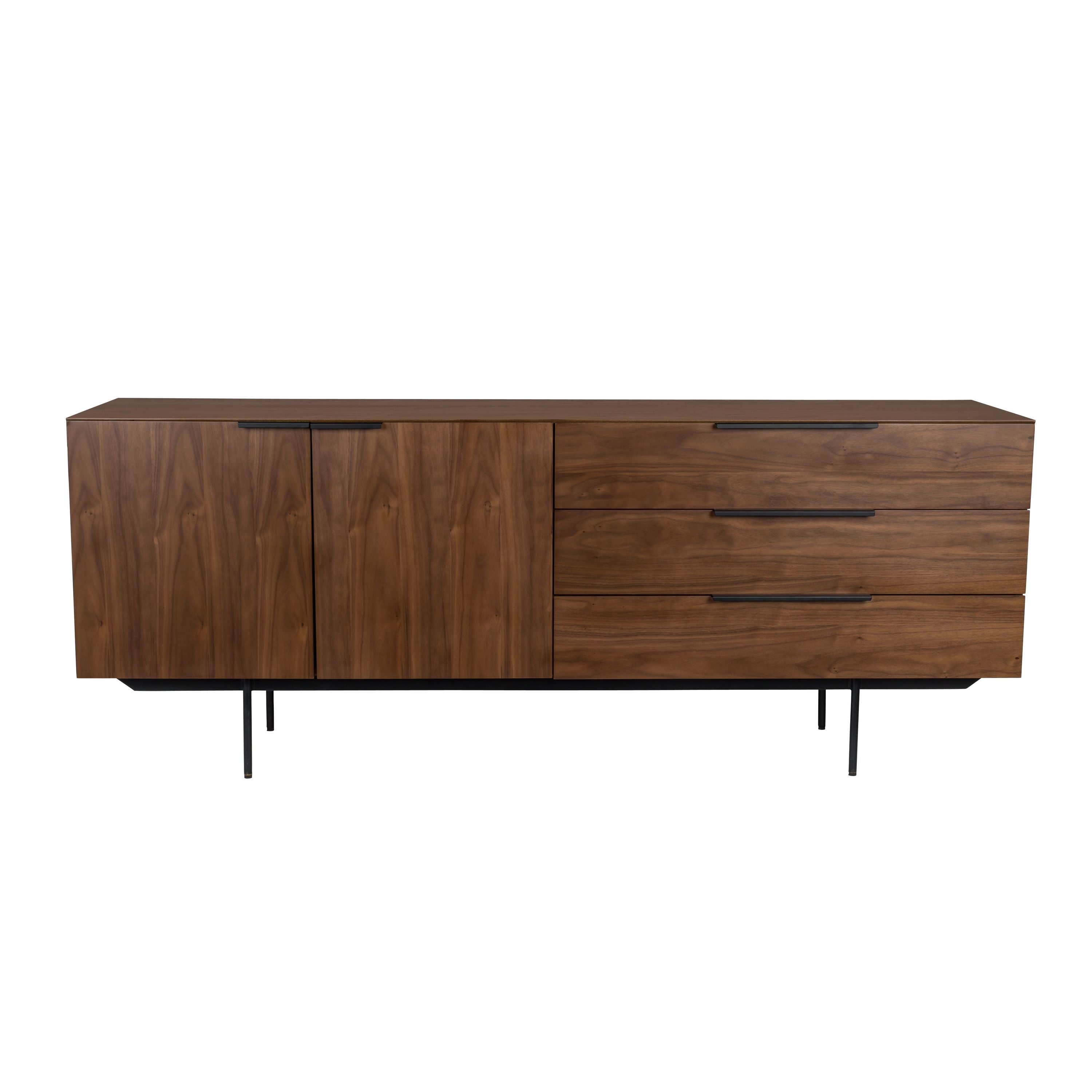 Zuiver Travis Dressoir Walnoothout Donkerbruin