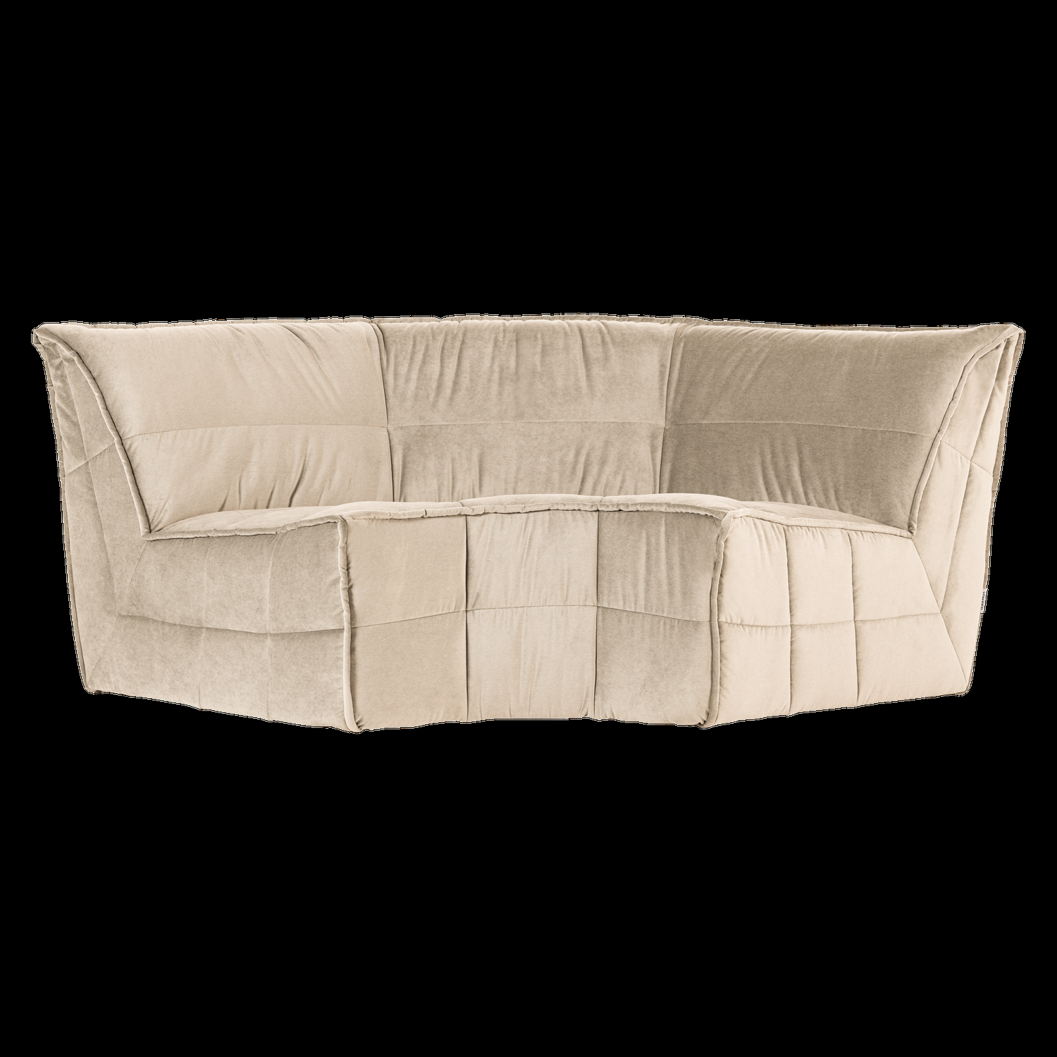 vtwonen hoekelement Cluster – Velvet – Zacht Beige – 81x205x94