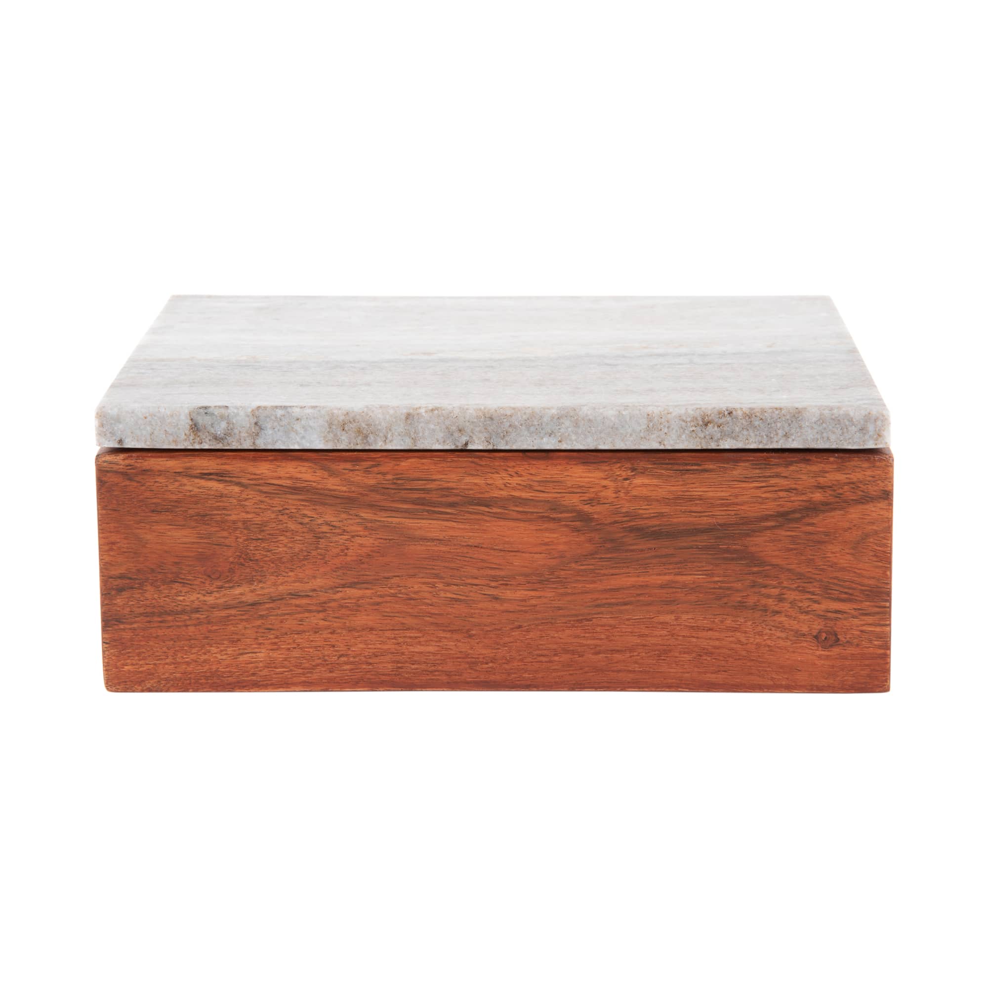 Present Time woonaccessoire Storage Box Acacia Large – bruin – 20x15x7