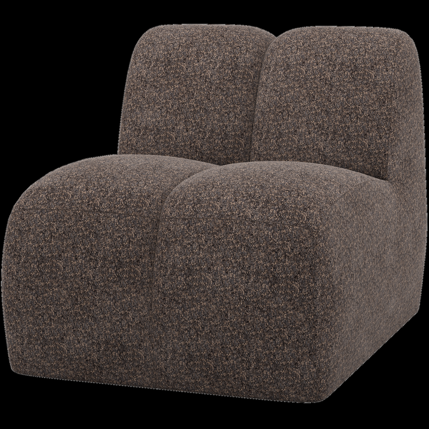 WOOOD 1-zits element Mojo – Wollig – Bruin – 74x84x97