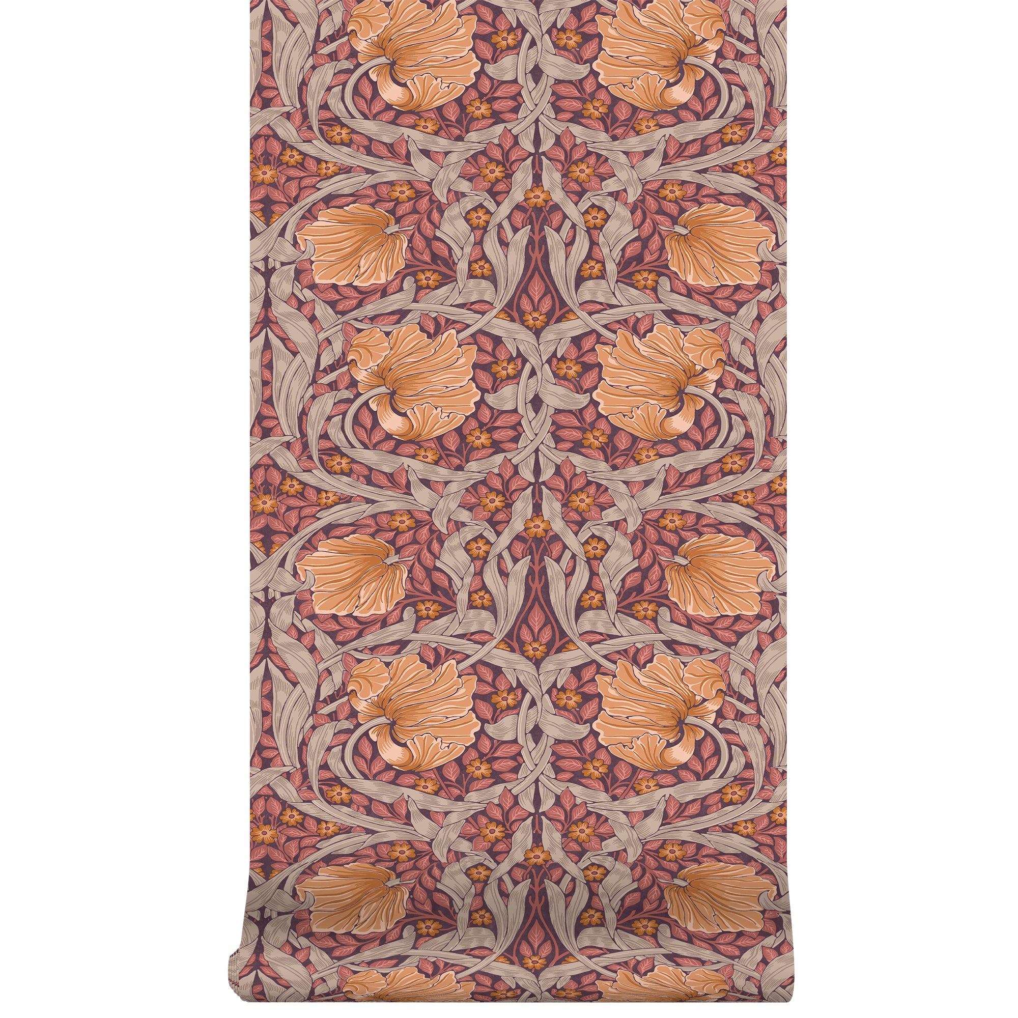 William Morris at Home Vliesbehang Pimpernel Plum – 10mx52cm