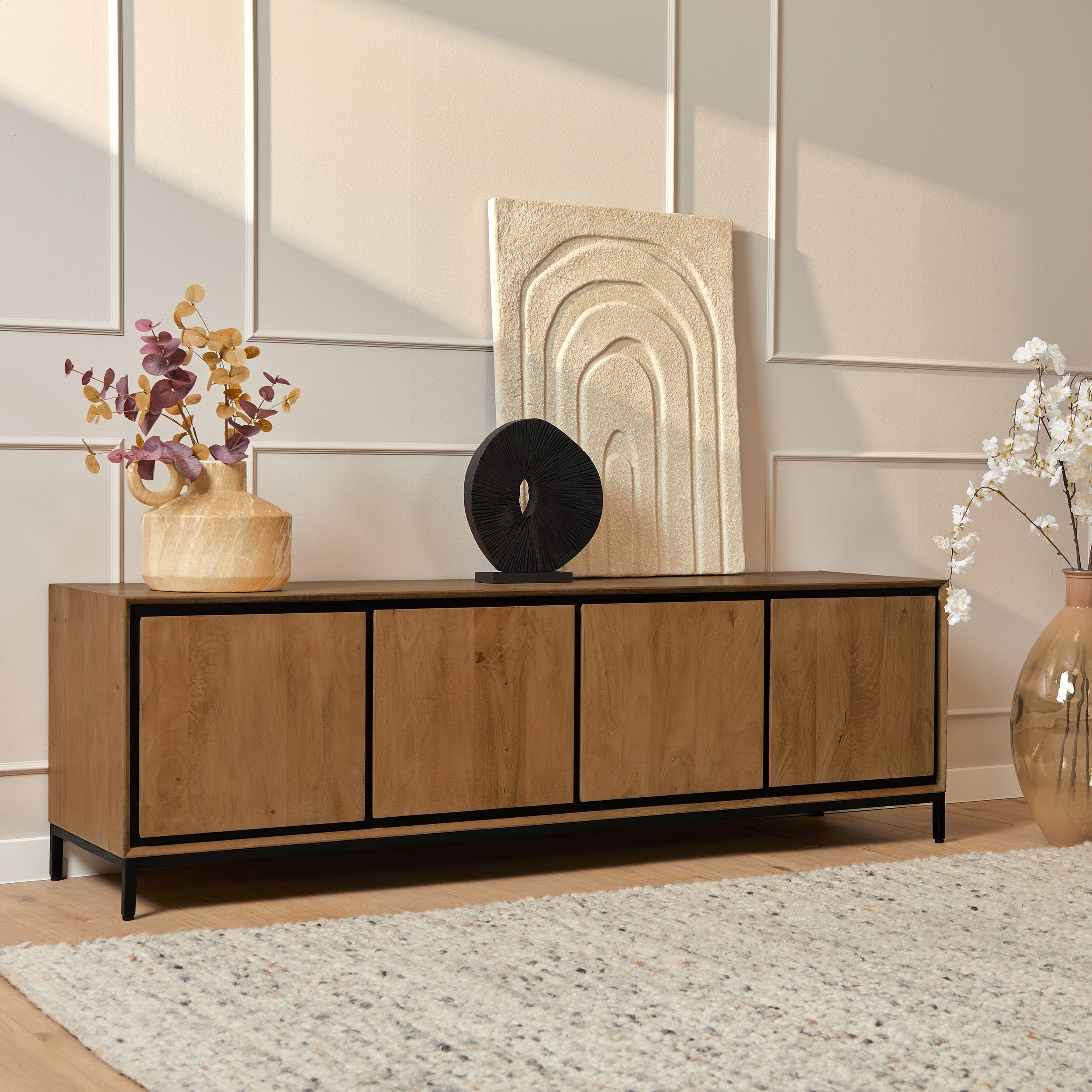 Starfurn tv meubel RichWood – bruin – 45x180x55cm