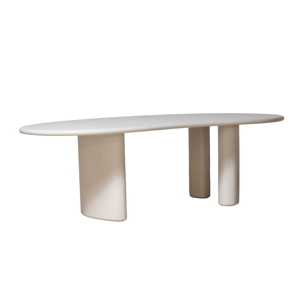 DÉJA Living Tuintafel Gulli – Beige Eco Composiet – 260x110x76cm