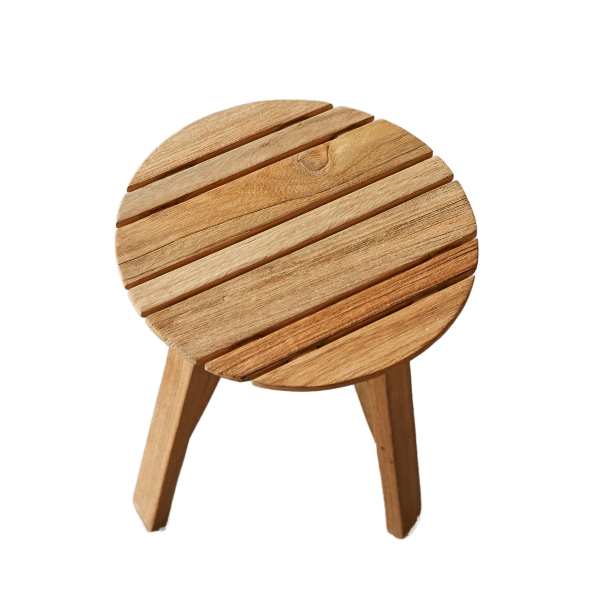 Tikamoon Tuintafeltje in gerecycled massief teak – Naturel