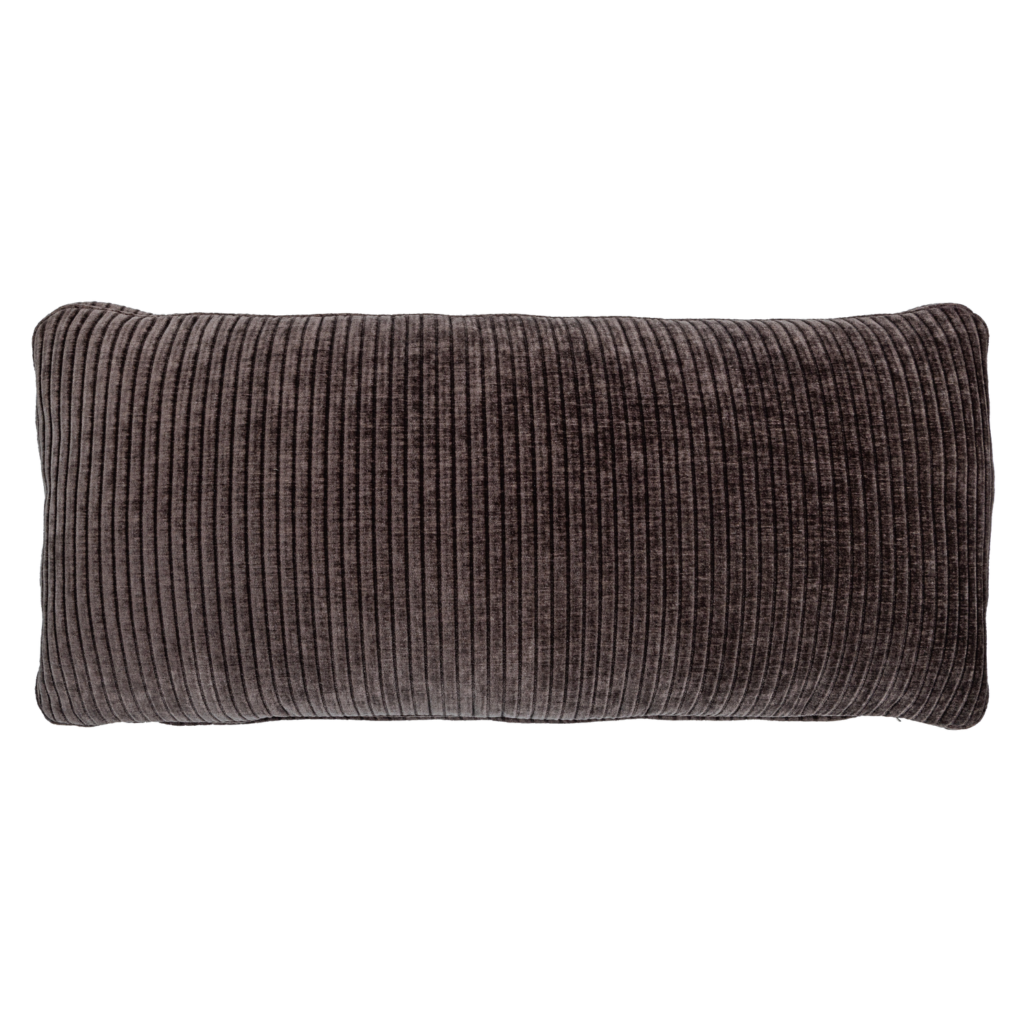 WOOOD kussen Mojo – Geweven Ribstof – Bruin – 30x70x10