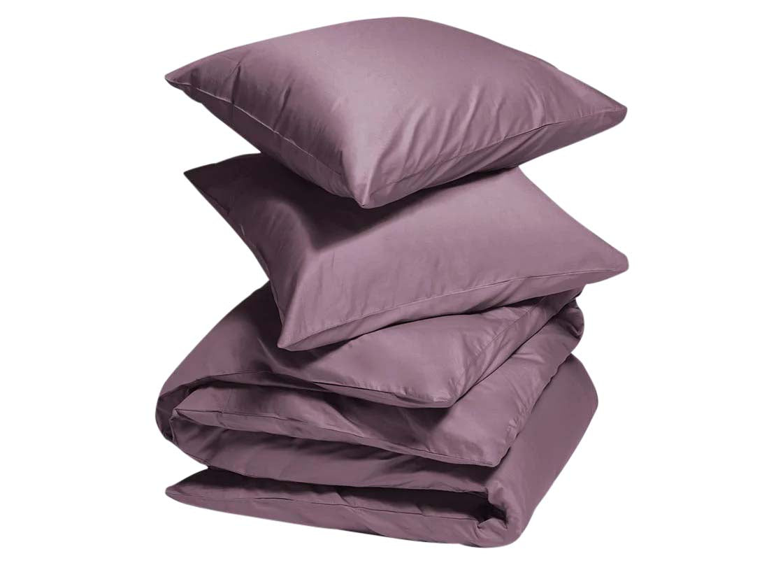 Yumeko dekbedovertrek katoen satijn amethyst 240×220 + 2/60×70