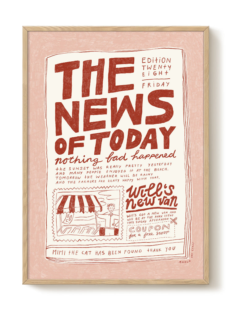 Anouk – The News of Today – PSTR studio Kunst Poster