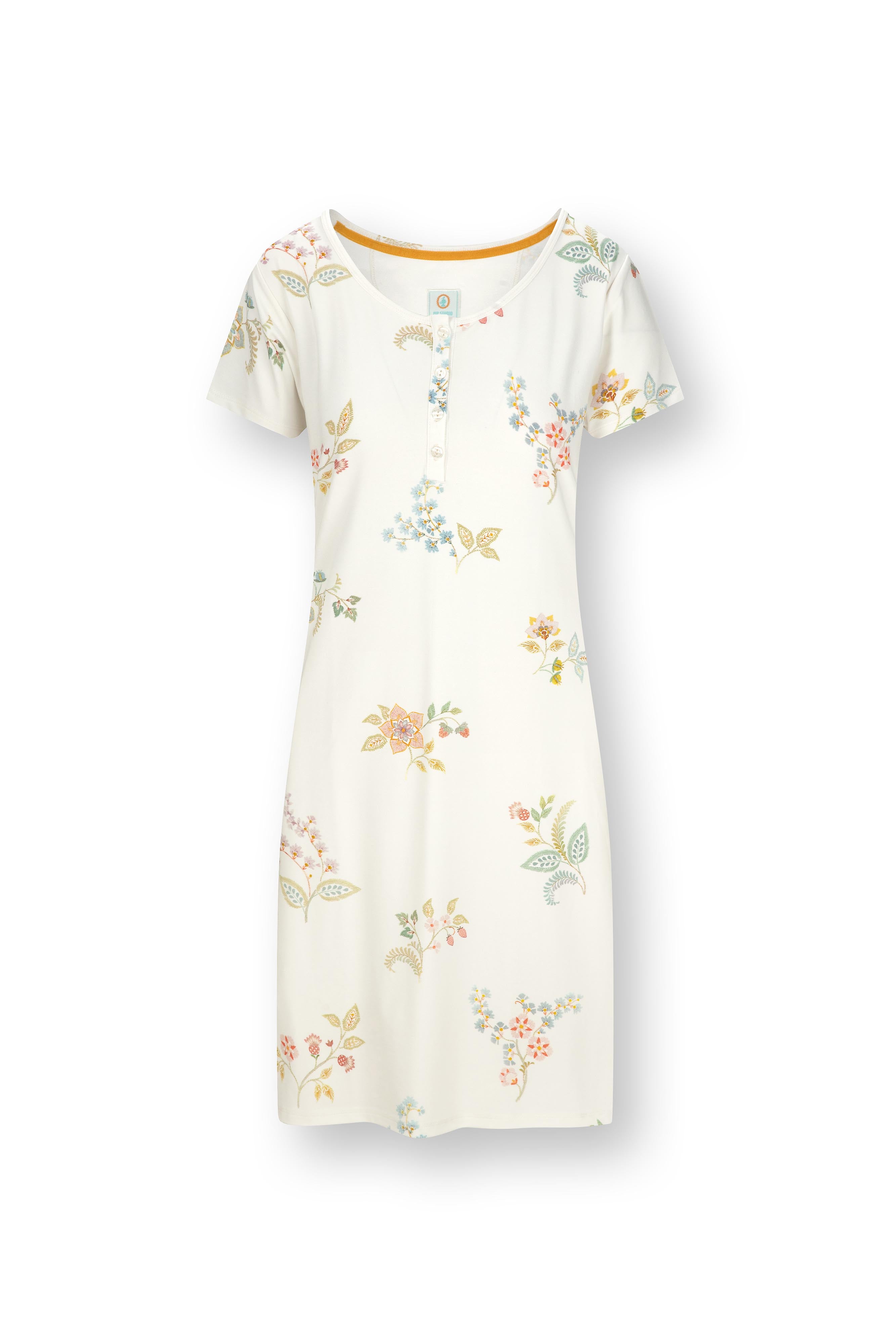 Pip Studio – Daisy Nightgown Short sleeve Women – Blossom Chic – White