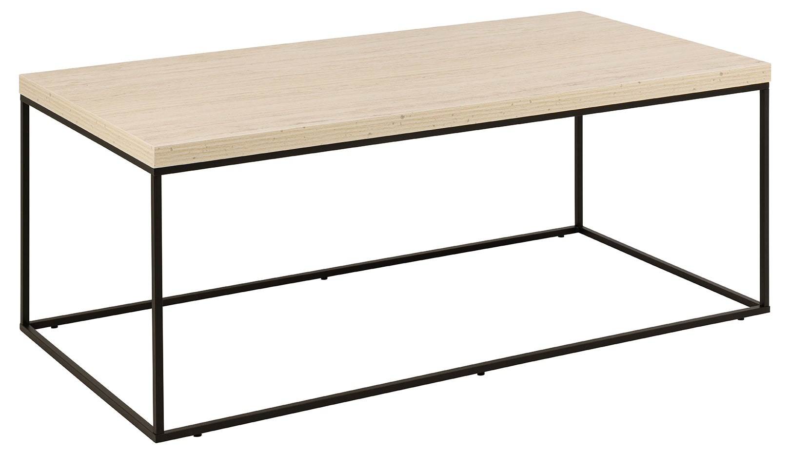 BRAM Salontafel Jolyn – 110 x 55 cm – Beige Marmerlook