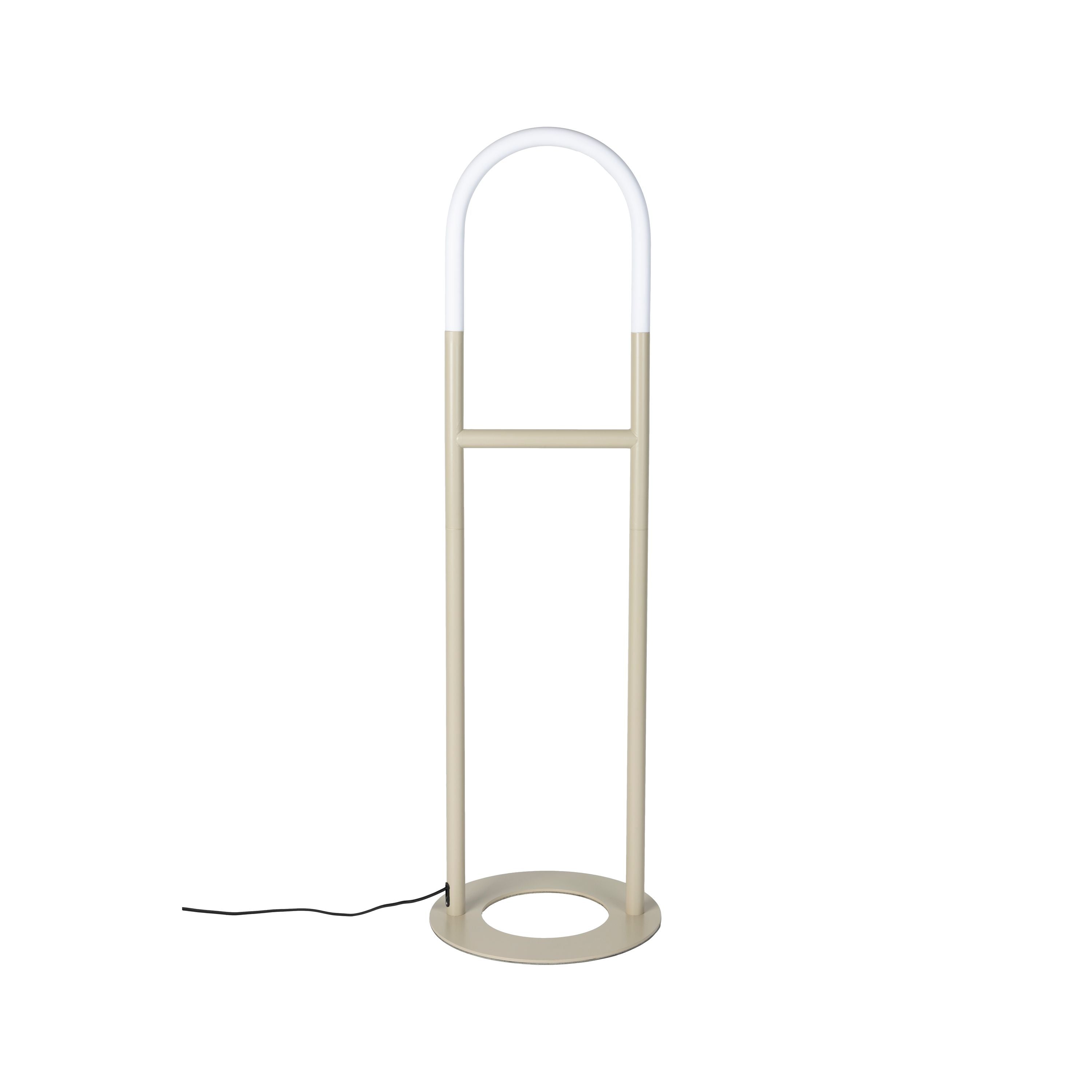 Zuiver Jones Vloerlamp/ Staande Lamp Hout – Beige