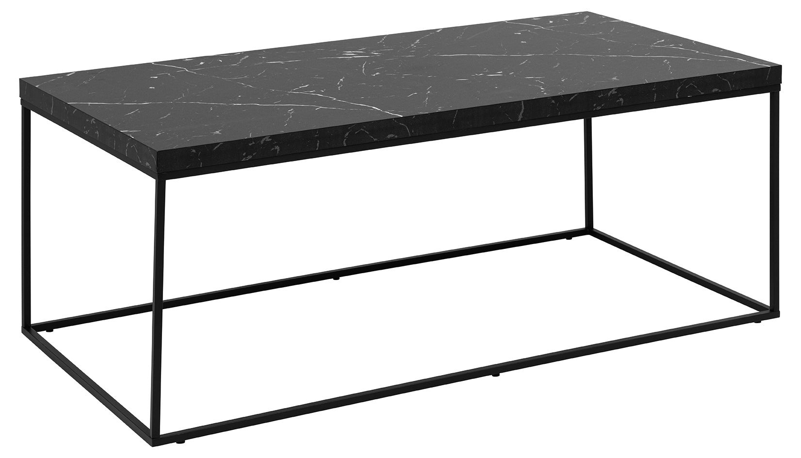 BRAM Salontafel Jolyn – 110 x 55 cm – Zwart Marmerlook